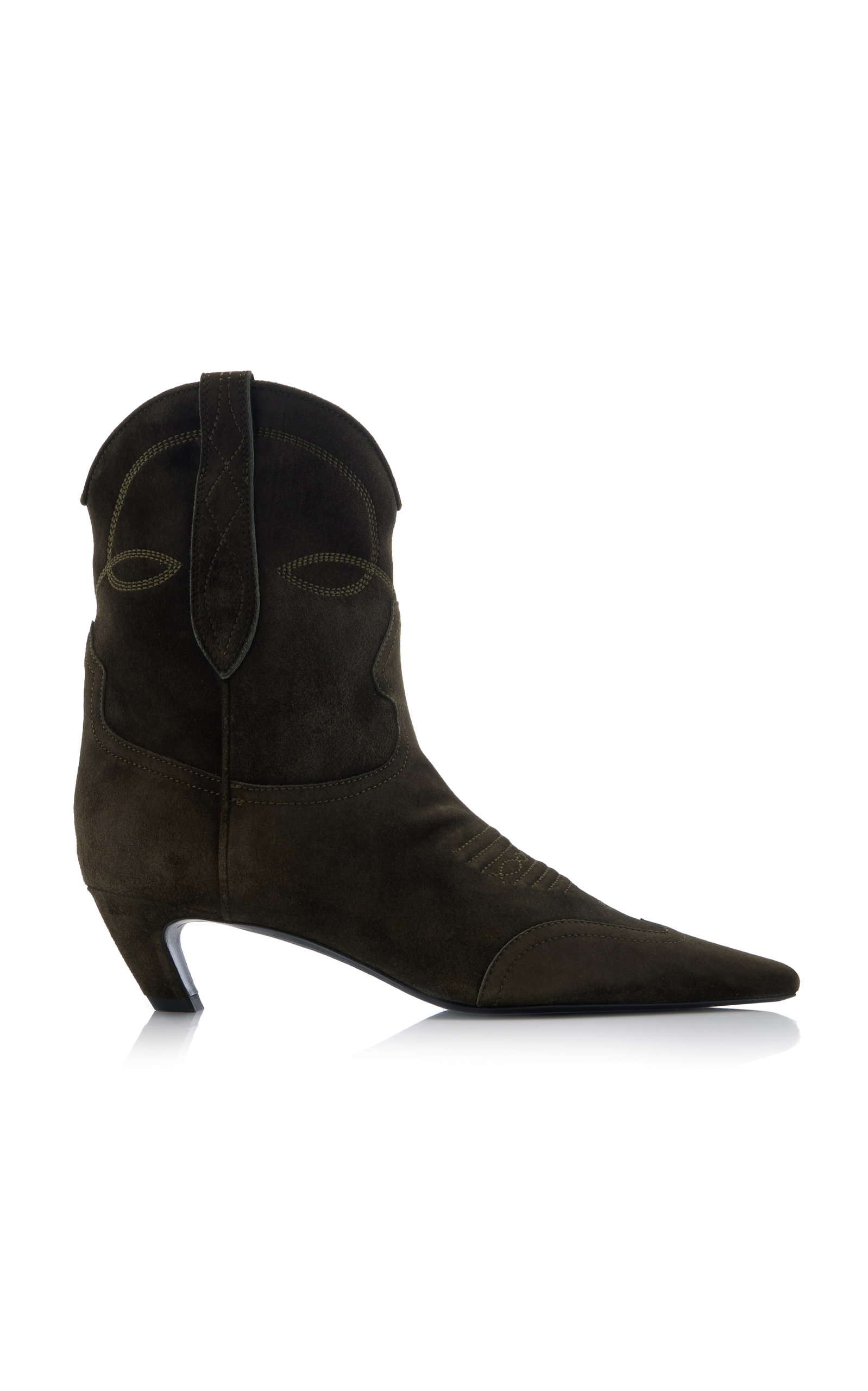 Khaite Women's Dallas Suede Boots
