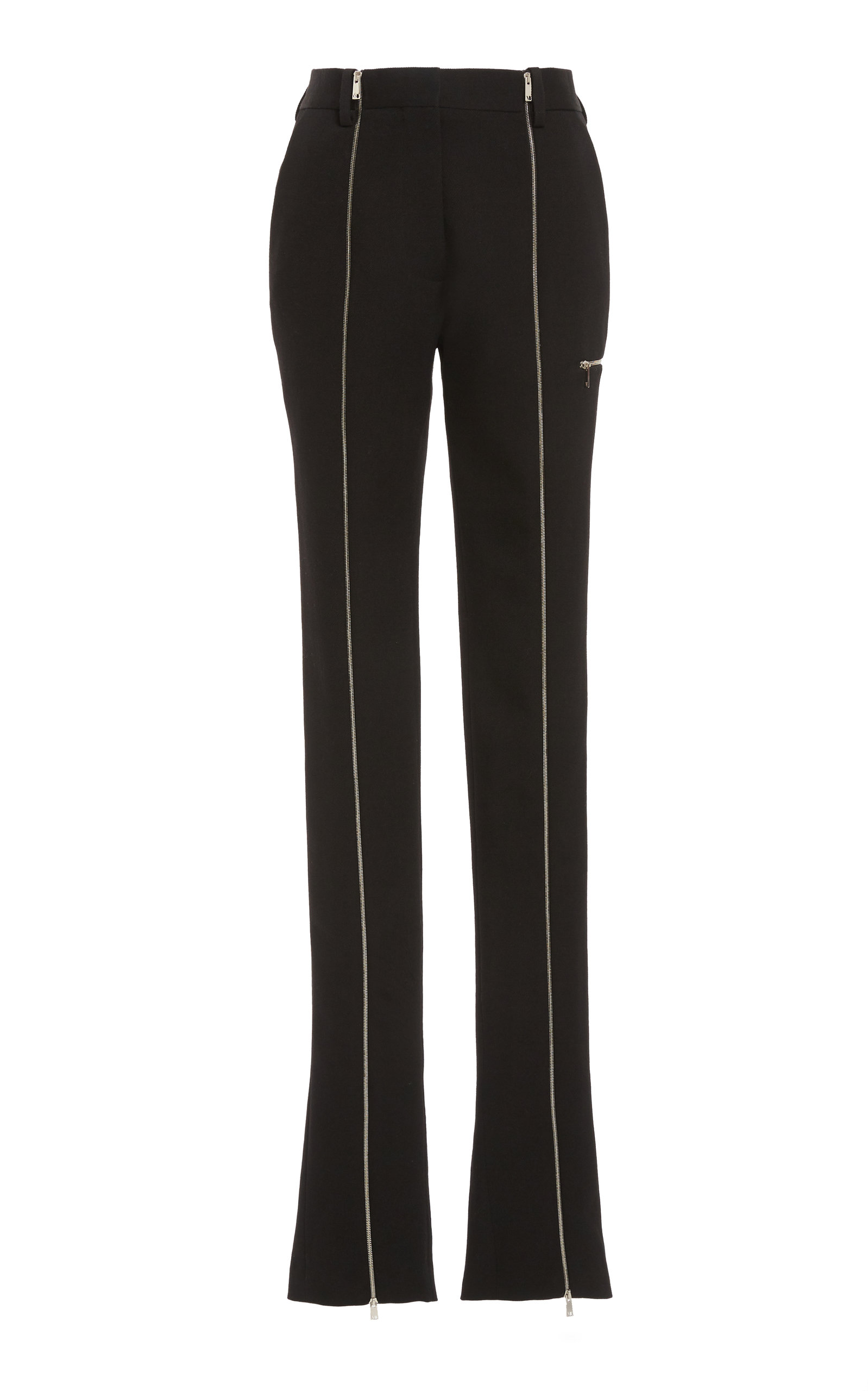 Victoria Beckham Women's Zip-Detailed Wool Pants