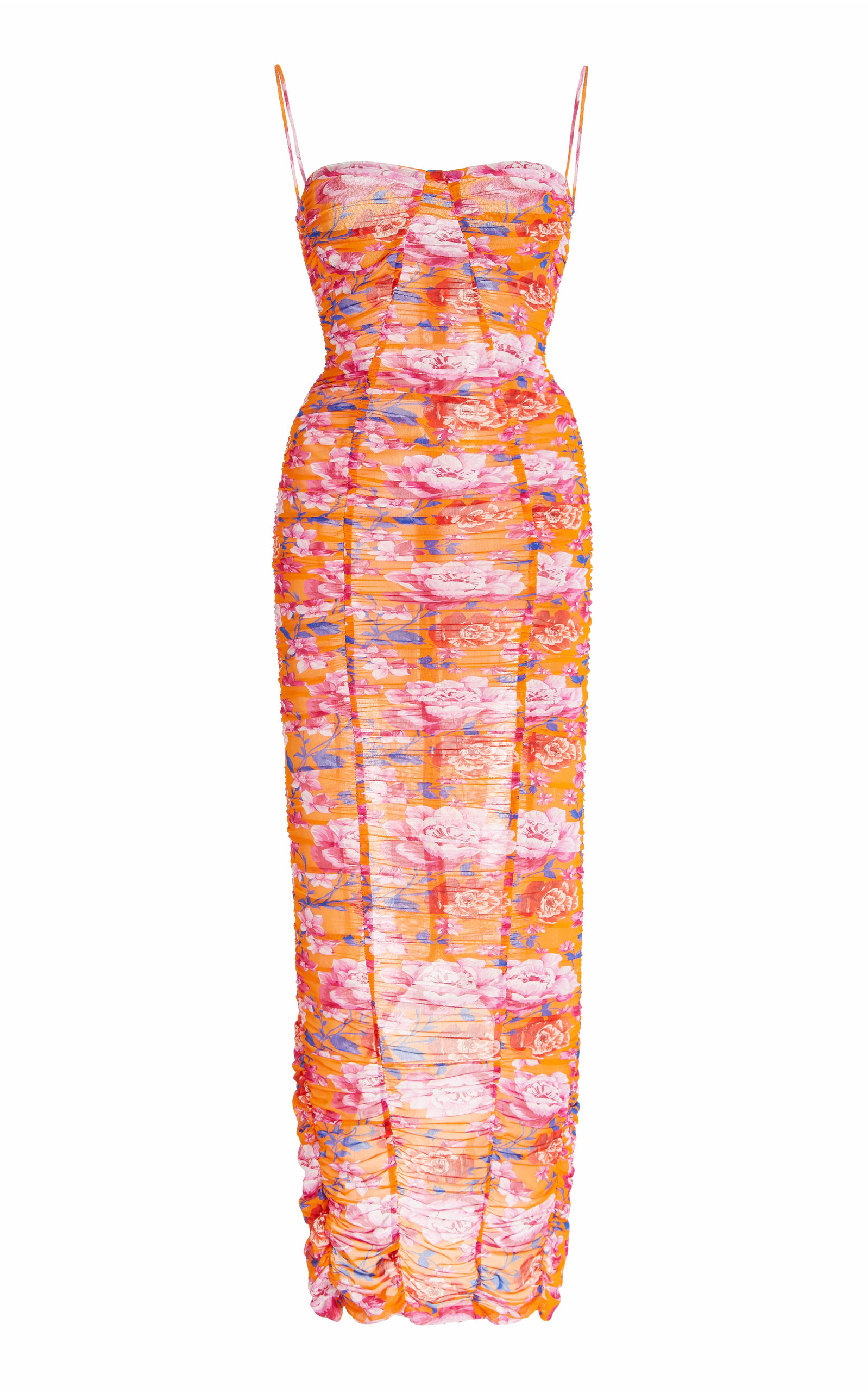 Magda Butrym Women's Printed Ruched Maxi Dress