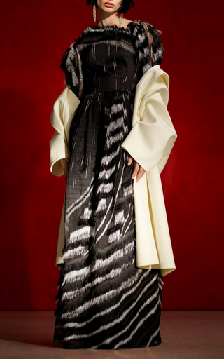 Fringe-Detail Gown展示图