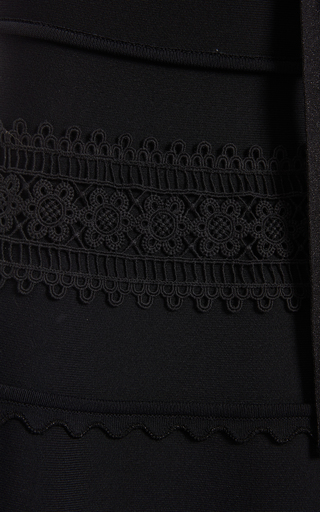 Knot-Detailed Lace Midi Dress展示图