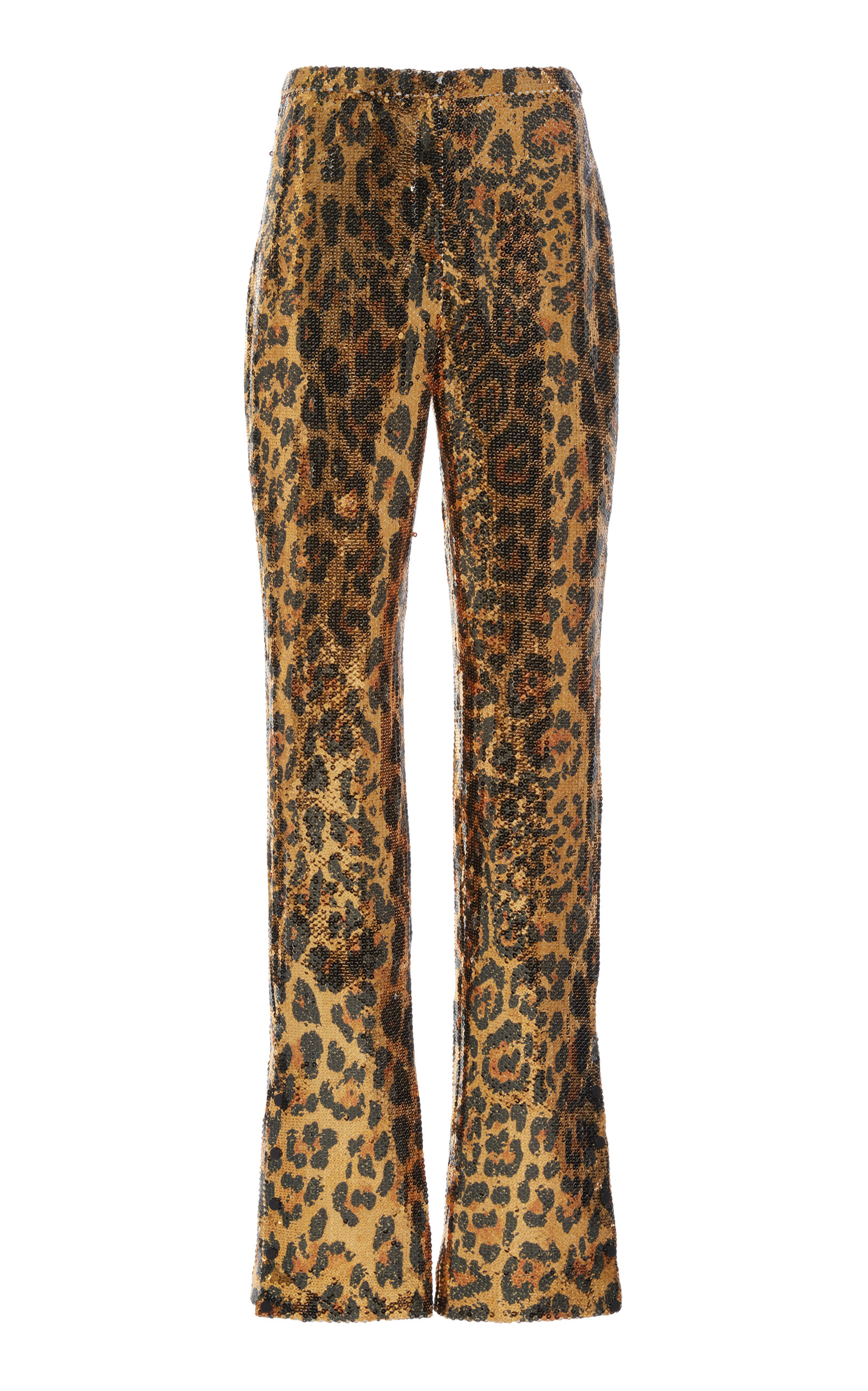 Paco Rabanne - Women's Sequined Leopard Pants - Animal - Moda Operandi