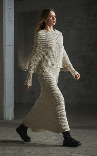 Demila Cotton-Linen Maxi Dress展示图