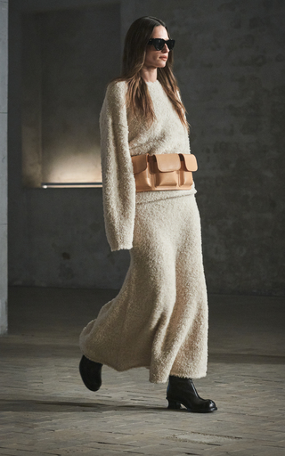 Hevina Wool-Blend Maxi Skirt展示图