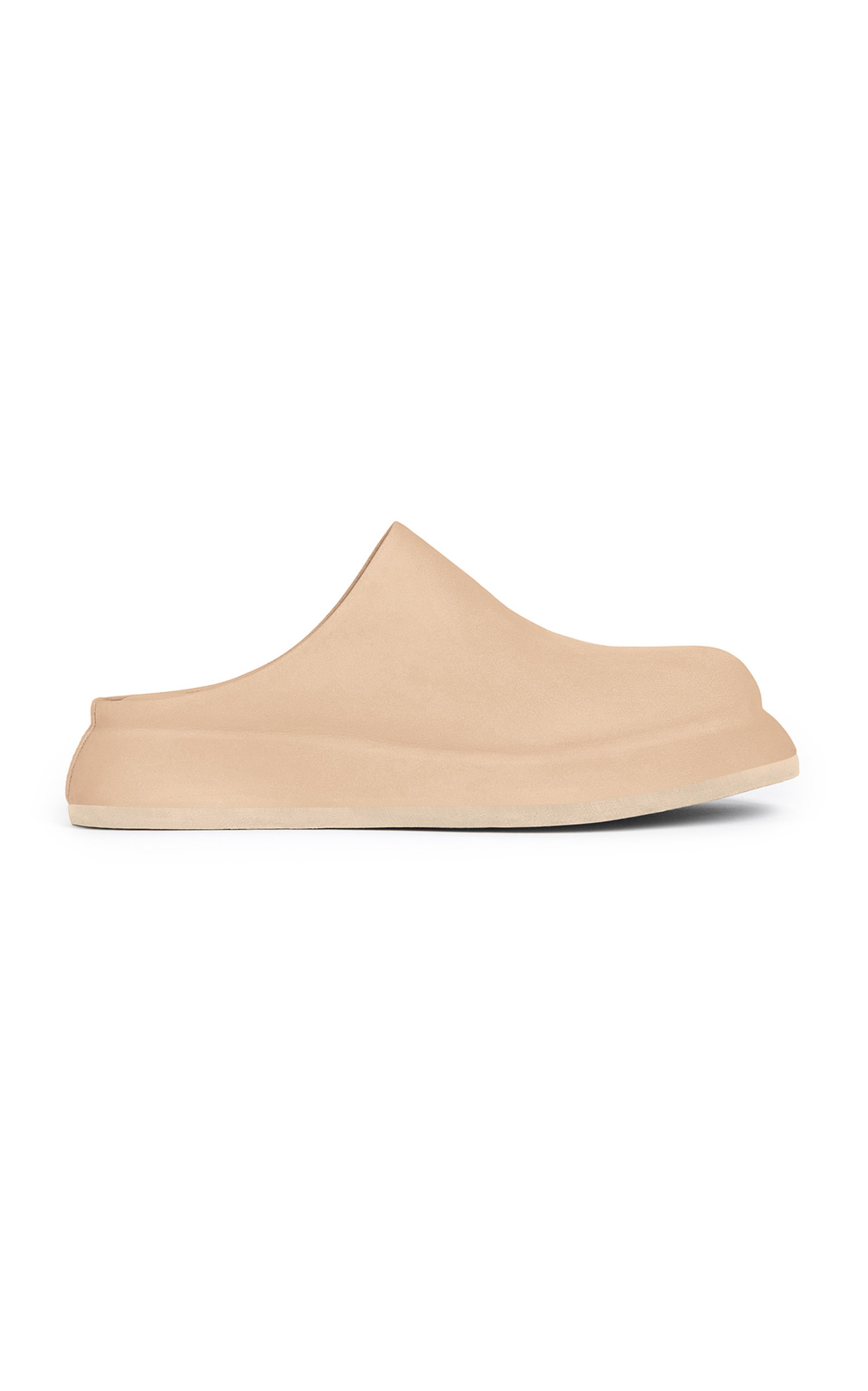 Jacquemus Bricciola Leather Mules - Neutral
