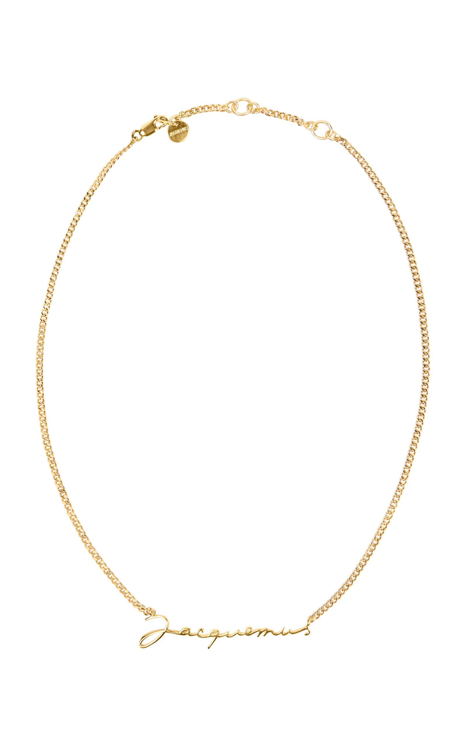 Logo Gold-Tone Chain Necklace