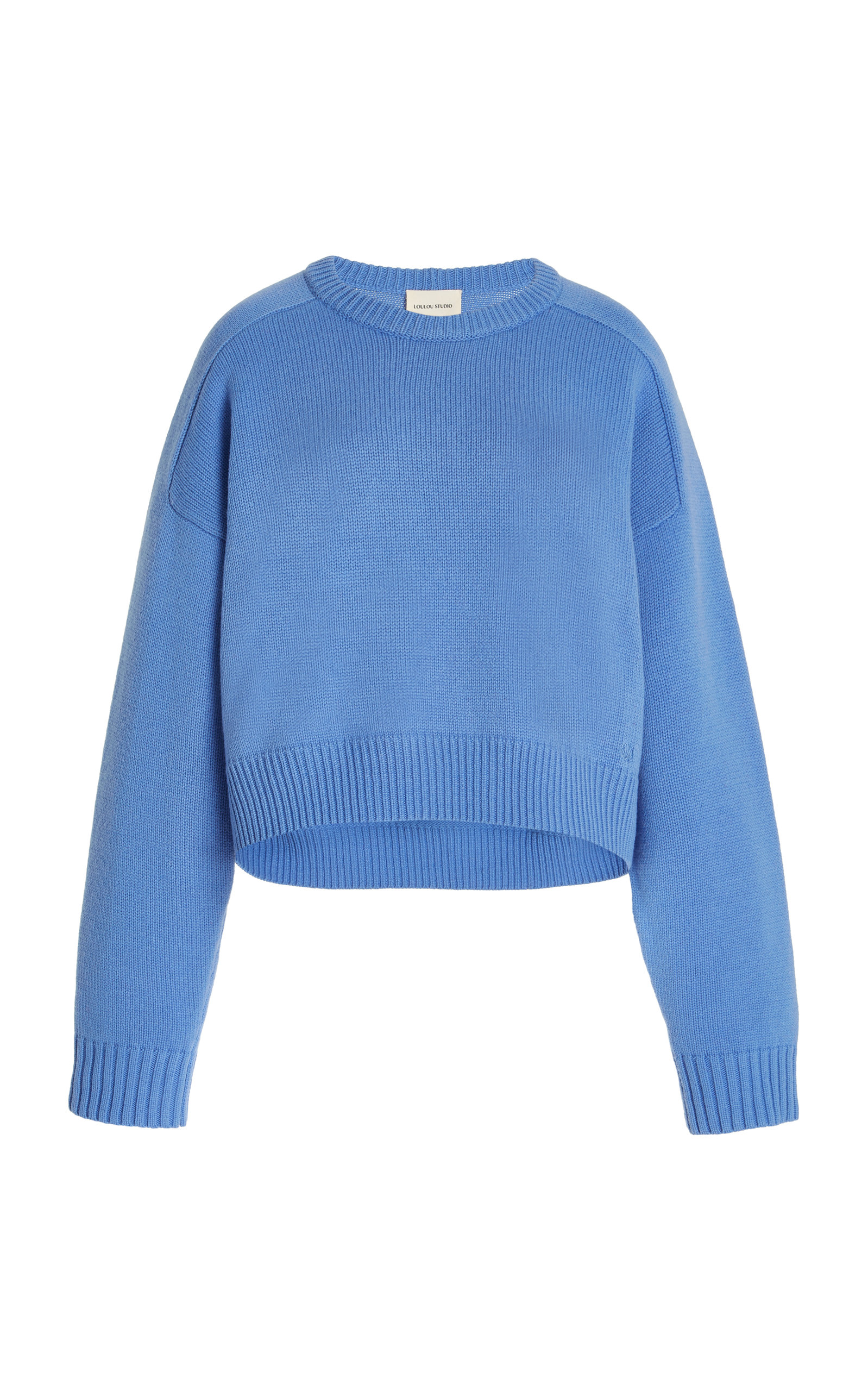 Shop Loulou Studio Women's Oversized Wool-cashmere Sweater In Blue