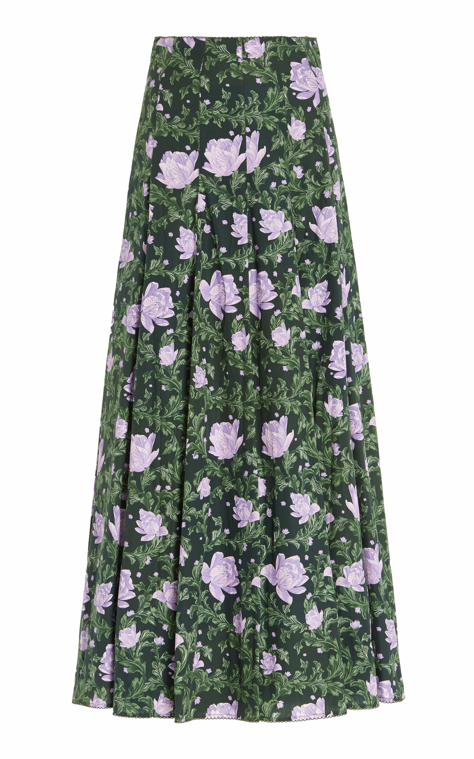 Agua By Agua Bendita Women's Exclusive Mimosa Floral Cotton Maxi Skirt ...