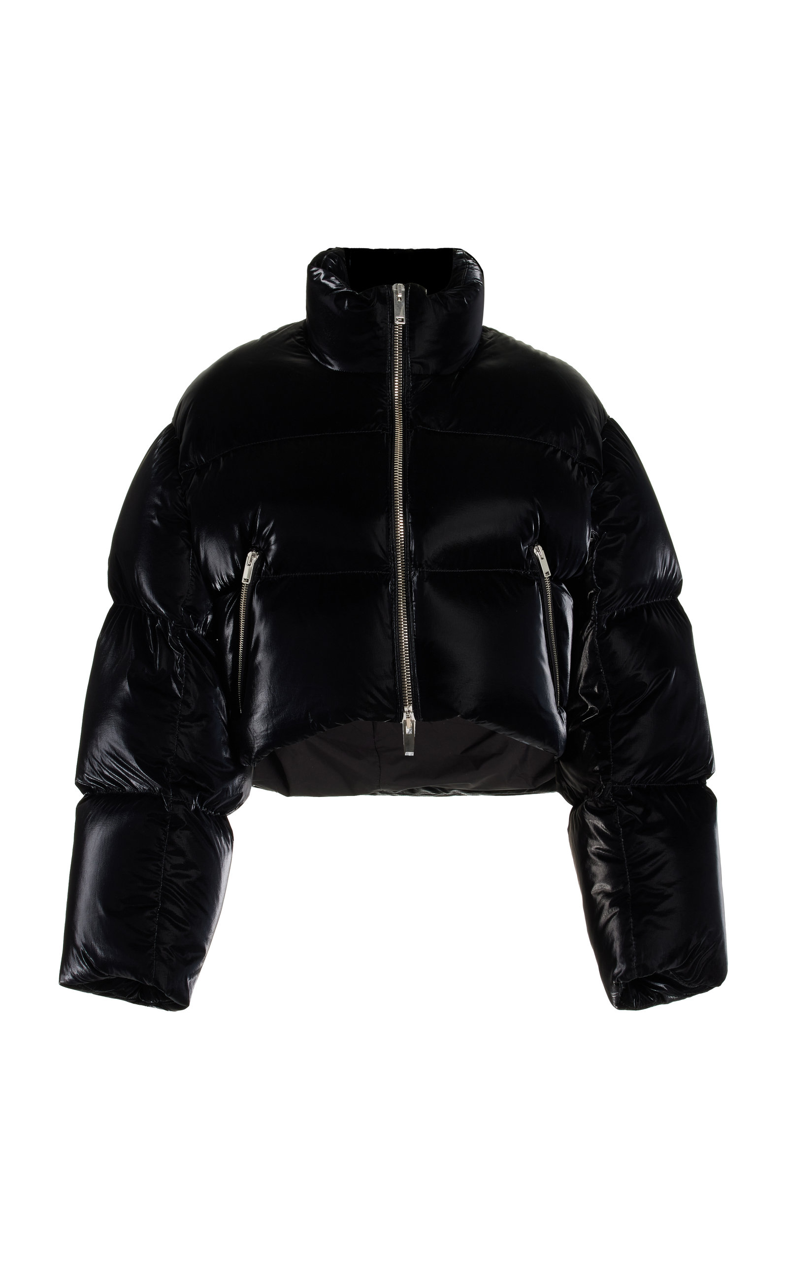 Moda Operandi for Khaite - Women's Fulman Cropped Puffer Jacket - Black ...