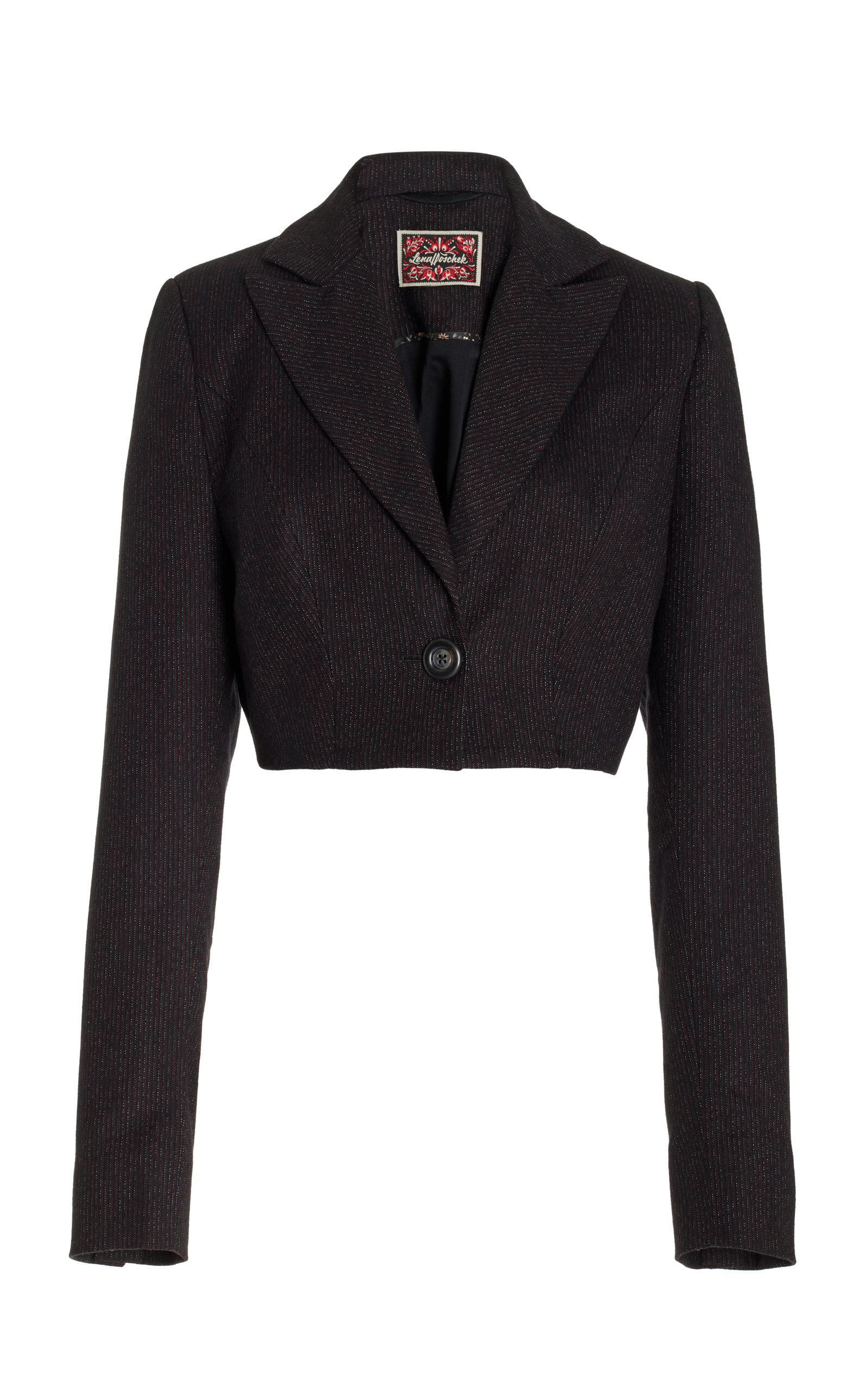 Lena Hoschek Locket Cropped Jacket - Black