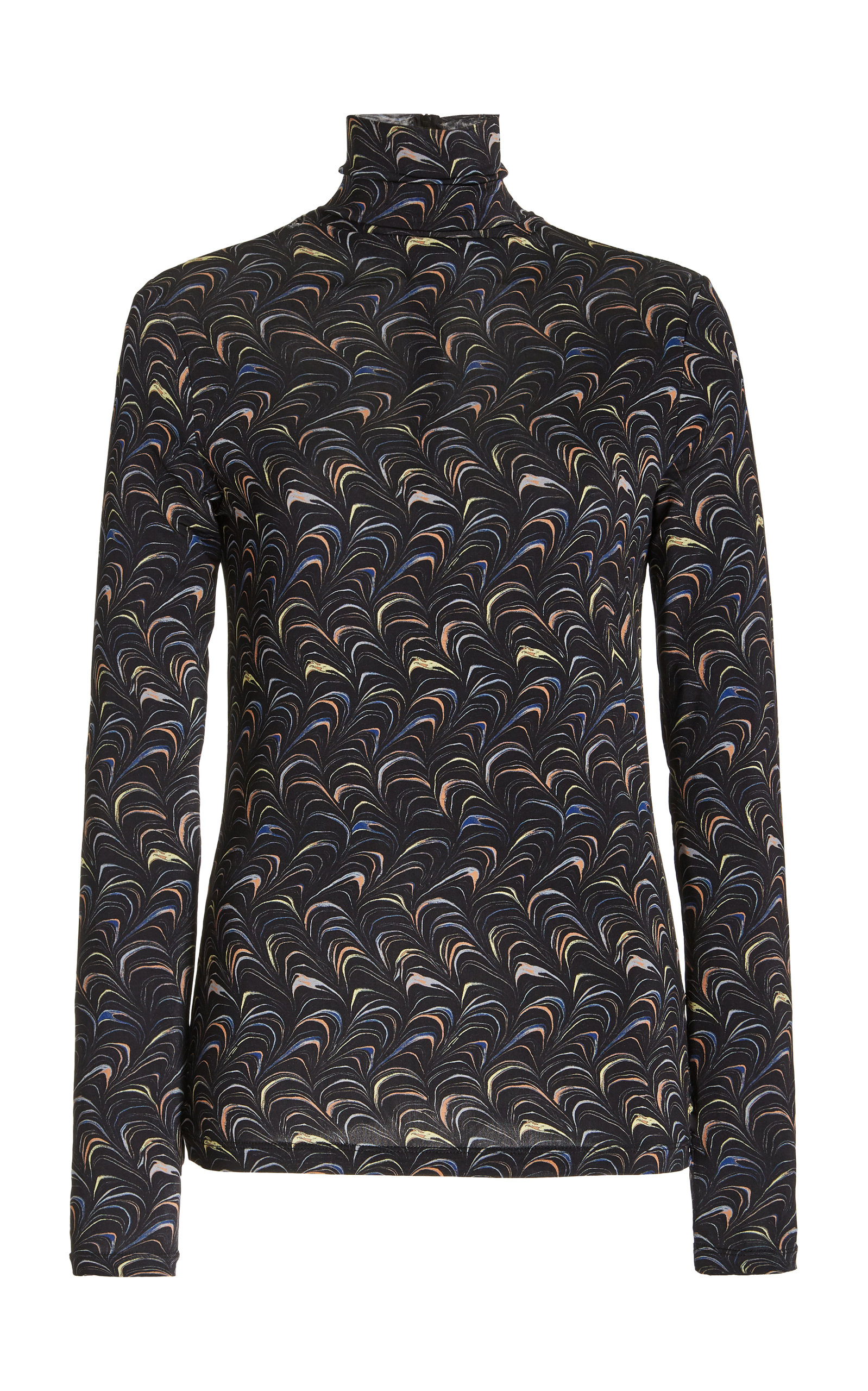 Ulla Johnson Aurelia Turtleneck Top - Blue