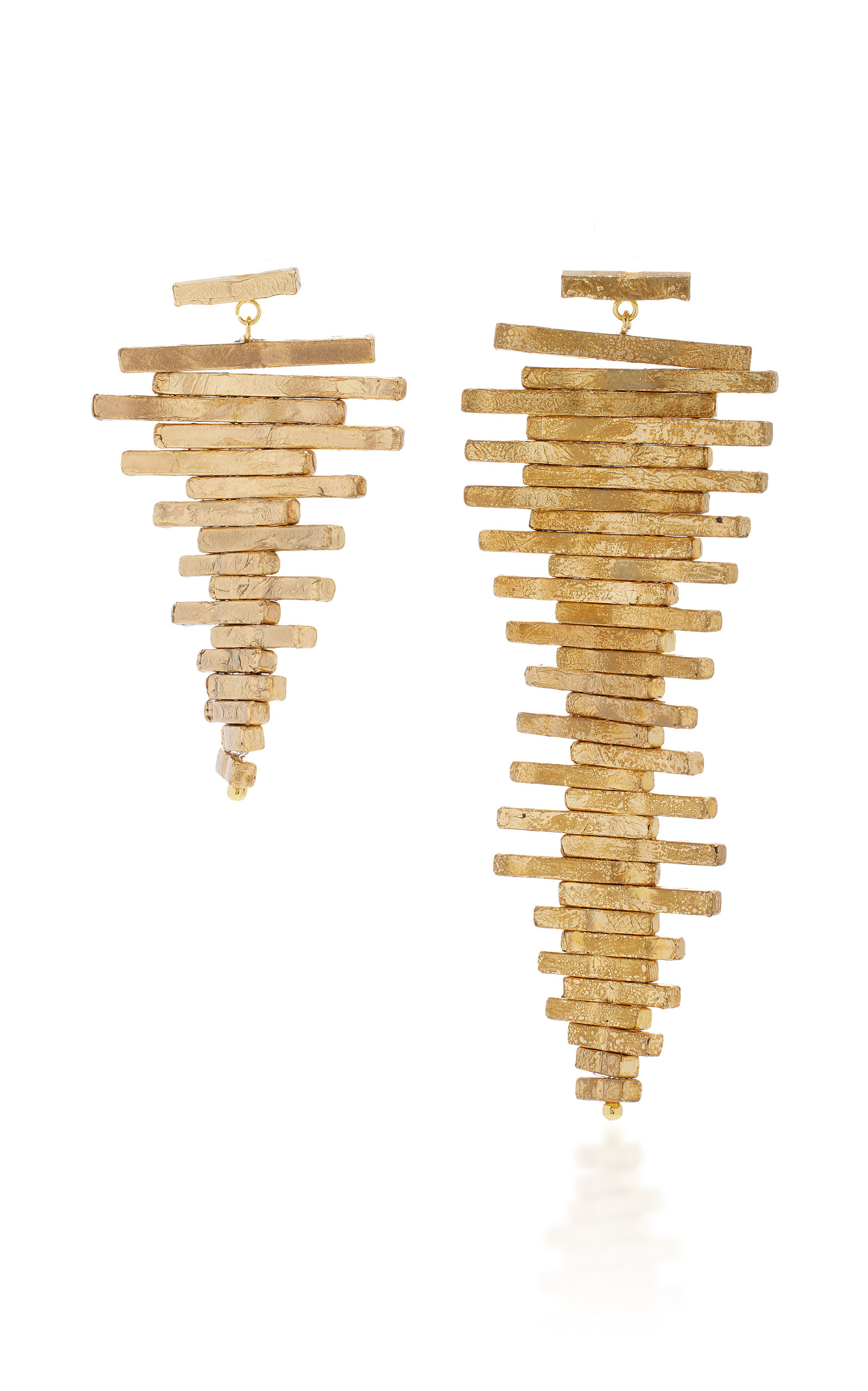 Cult Gaia - Women's Vita Asymmetric Earrings - Gold - OS - Moda Operandi - Gifts For Her