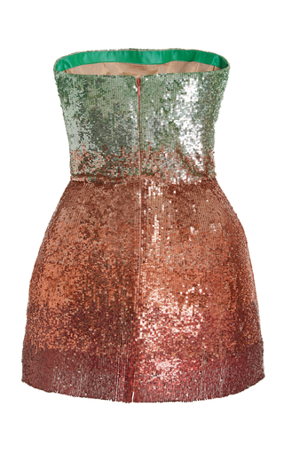 Strapless Sequin-Embroidered Mini Dress展示图
