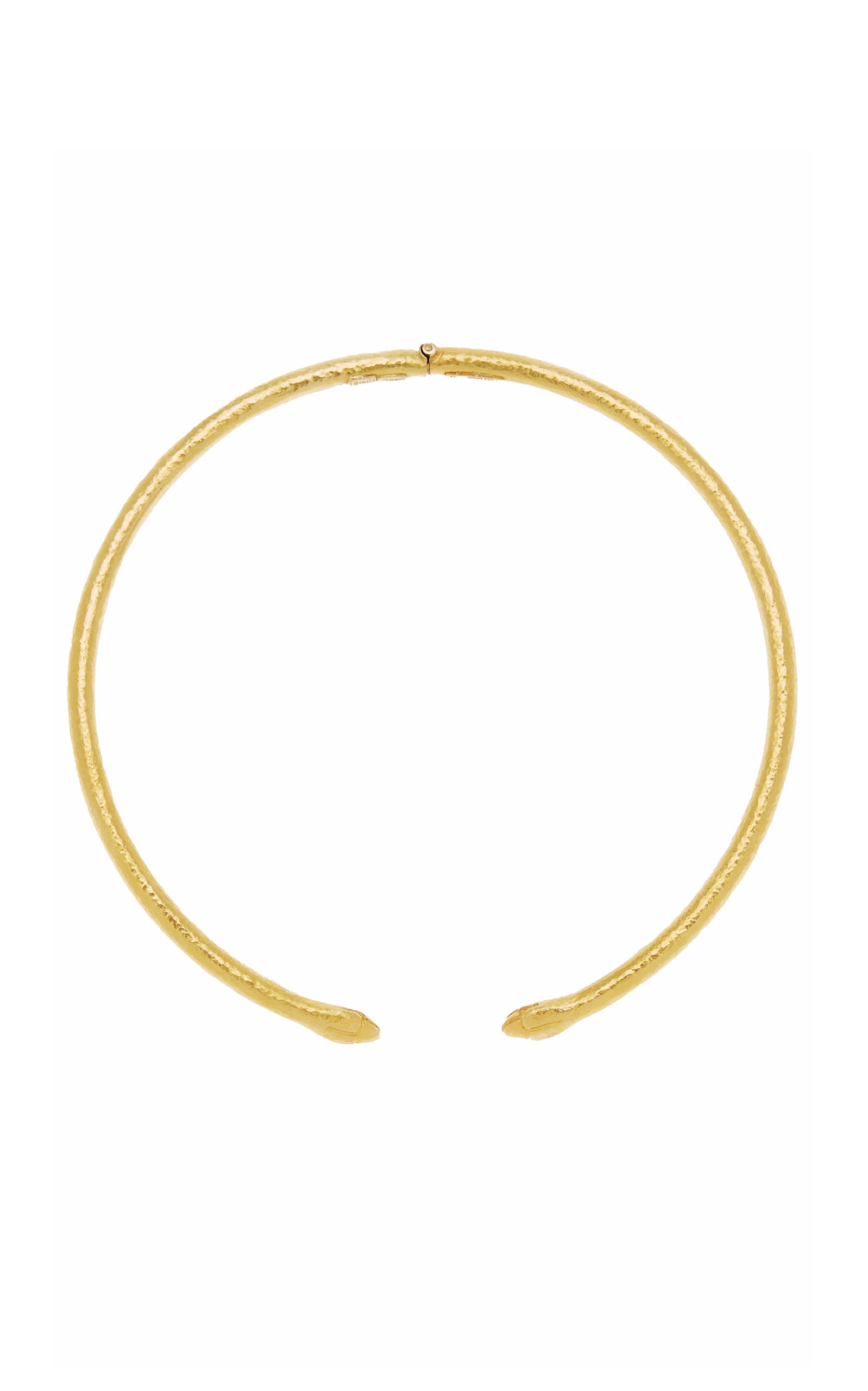 JILL HELLER VINTAGE WOMEN'S VINTAGE LALAOUNIS 22K YELLOW GOLD SNAKE HEAD COLLAR