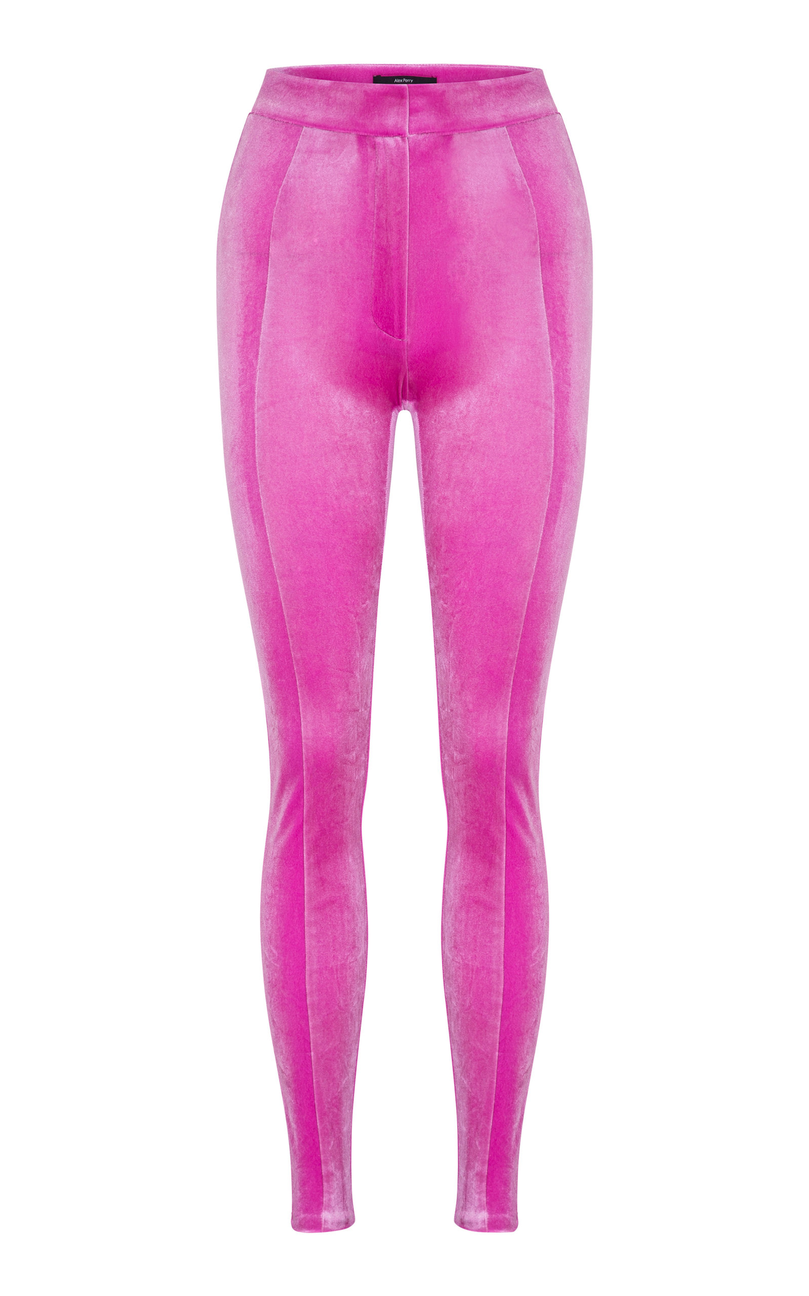 rise Velvet Legging In Pink,blue 