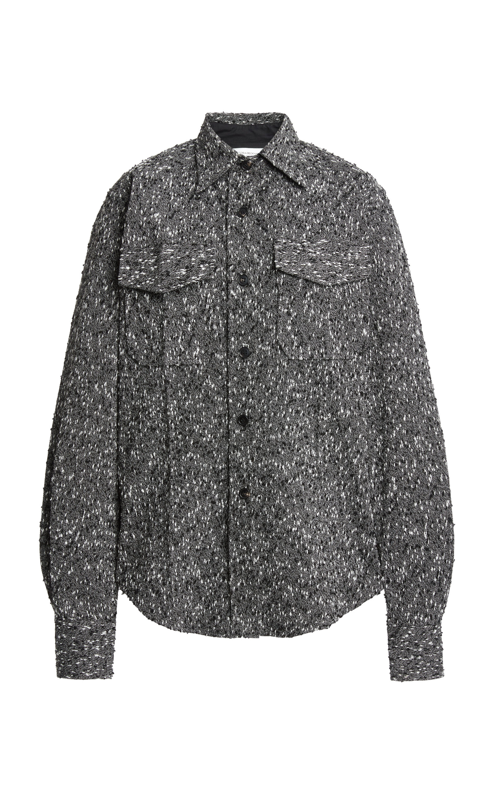 Victoria Beckham - Women's Speckled Print Utility Shirt - Print - UK 12 - Moda Operandi