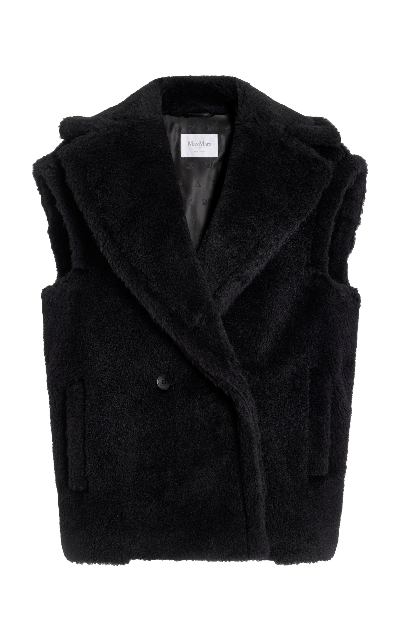 Max Mara Women's Perle-Teddy Alpaca; Wool; And Silk-Blend Vest