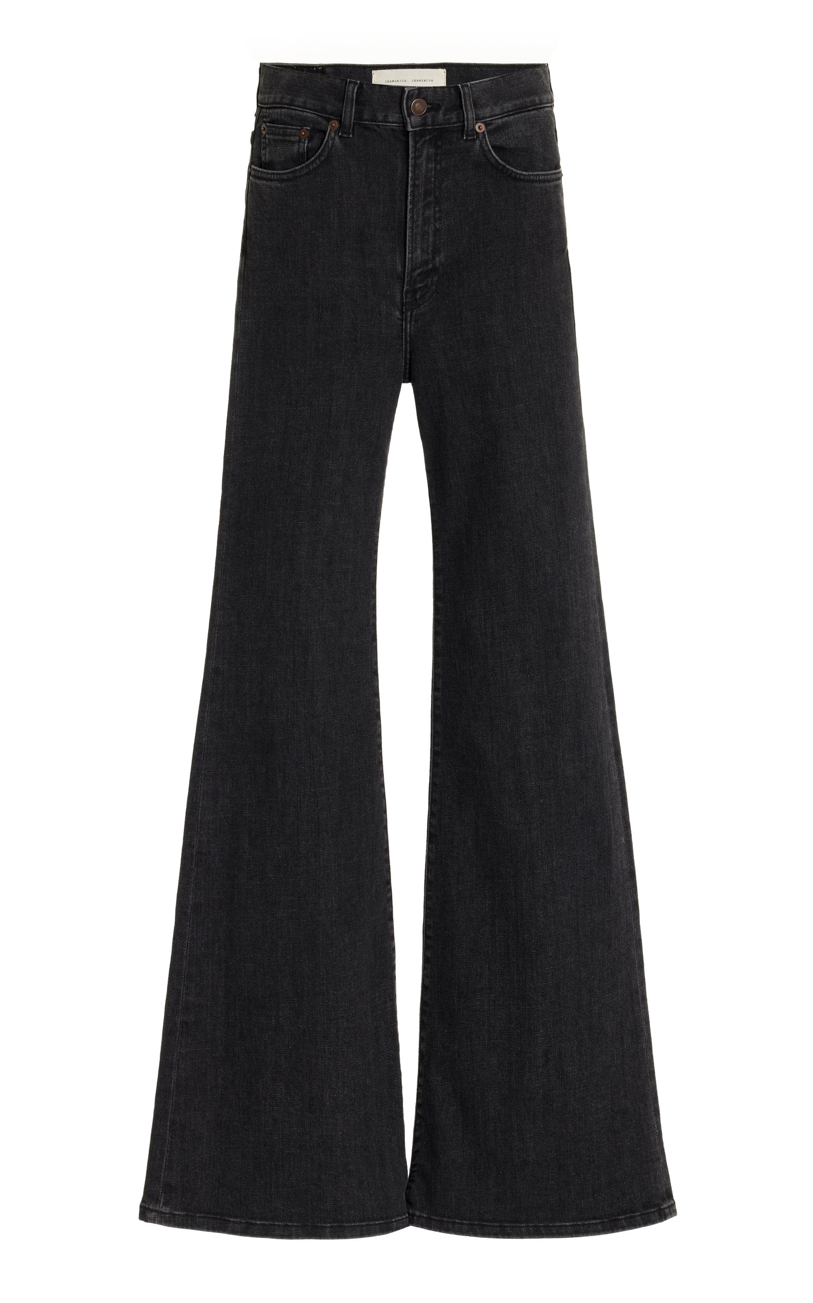 Fuji Stretch High-Rise Flared-Leg Jeans