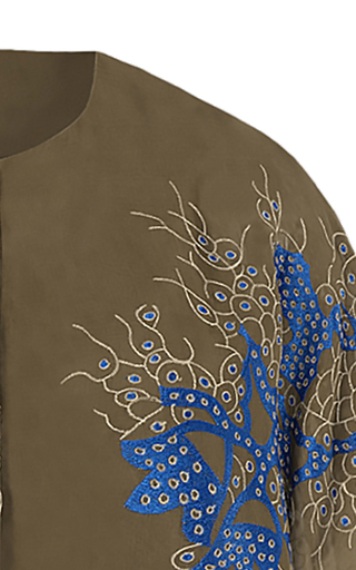 Jacinta Embroidered Silk Blouse展示图