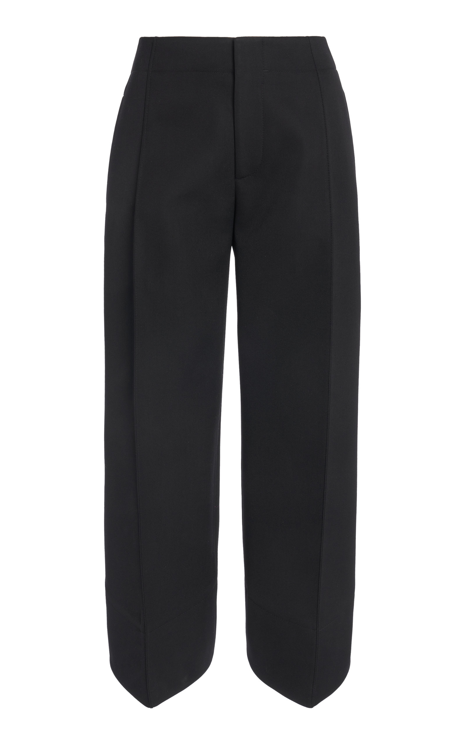 Bottega Veneta Curved Wool Trousers