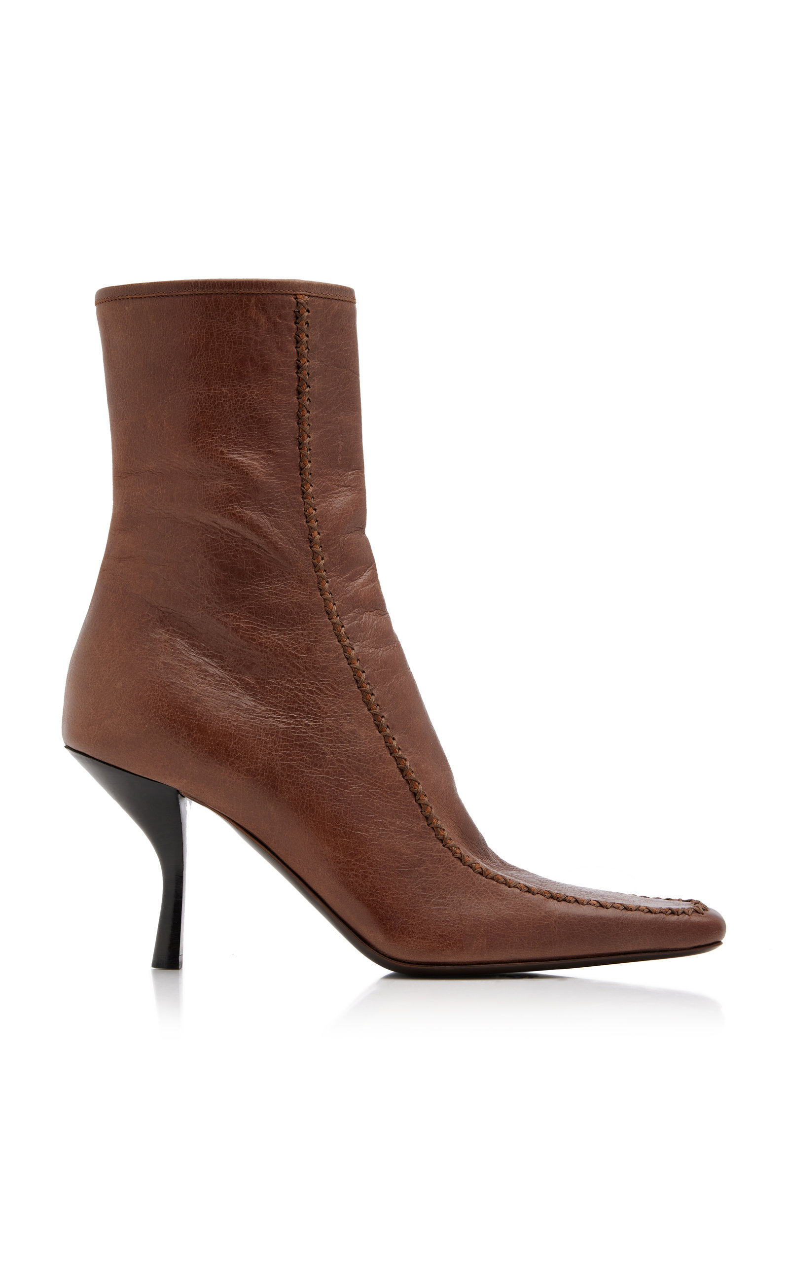 The Row Women's Romy Leather Ankle Boots