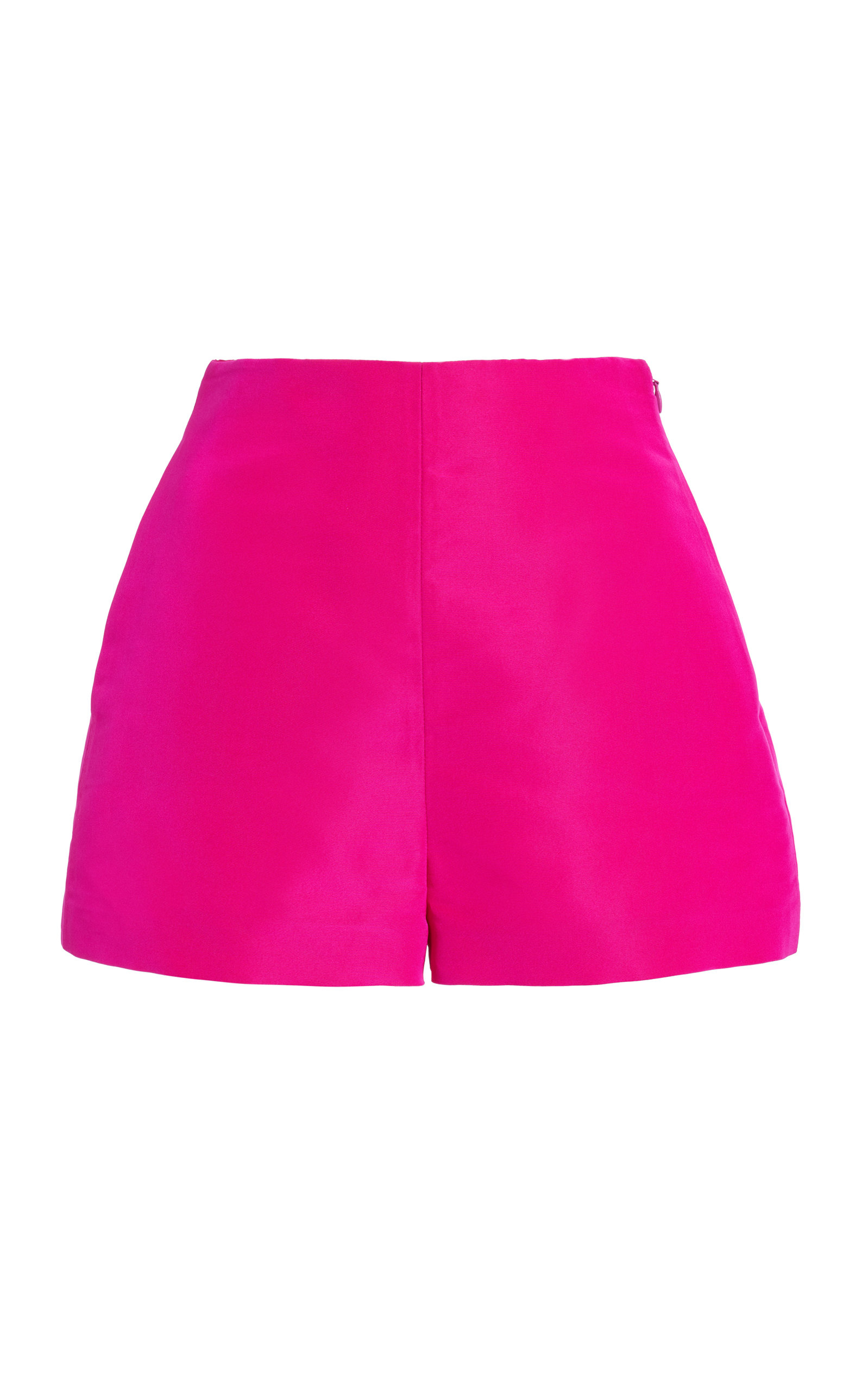 Valentino - Women's Silk Faille Mini Shorts - Pink - IT 36 - Moda Operandi