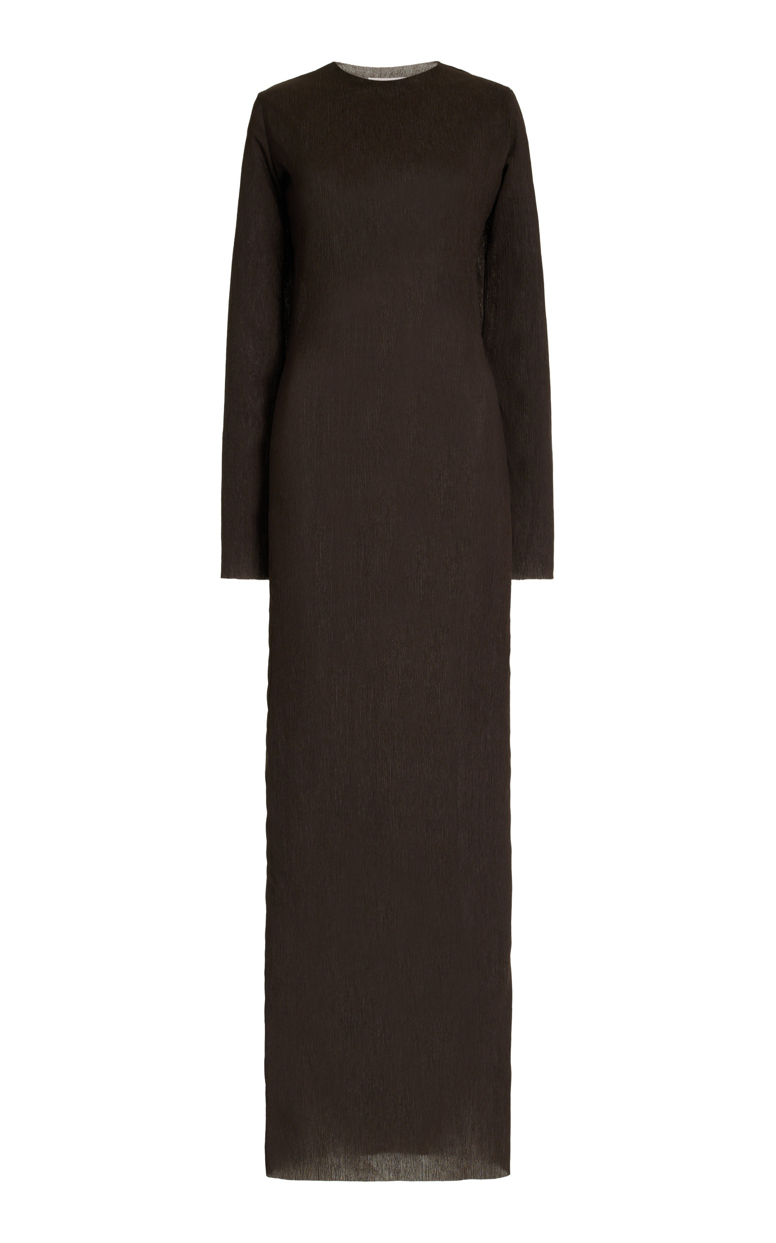 Ludovic de Saint Sernin - Women's Simple Long Maxi Dress - Brown - S - Moda Operandi