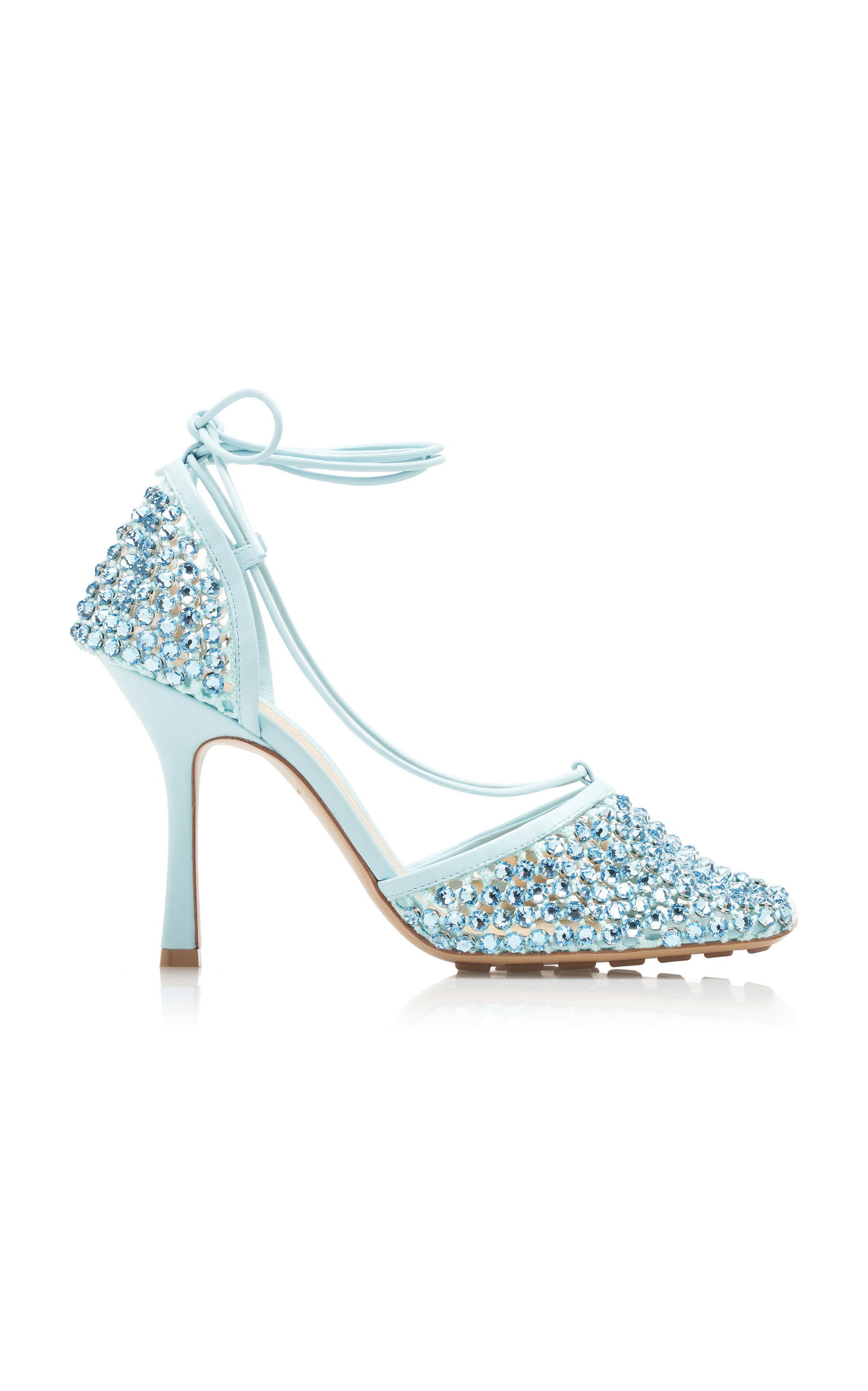 Bottega Veneta Sparkle Stretch Sandals