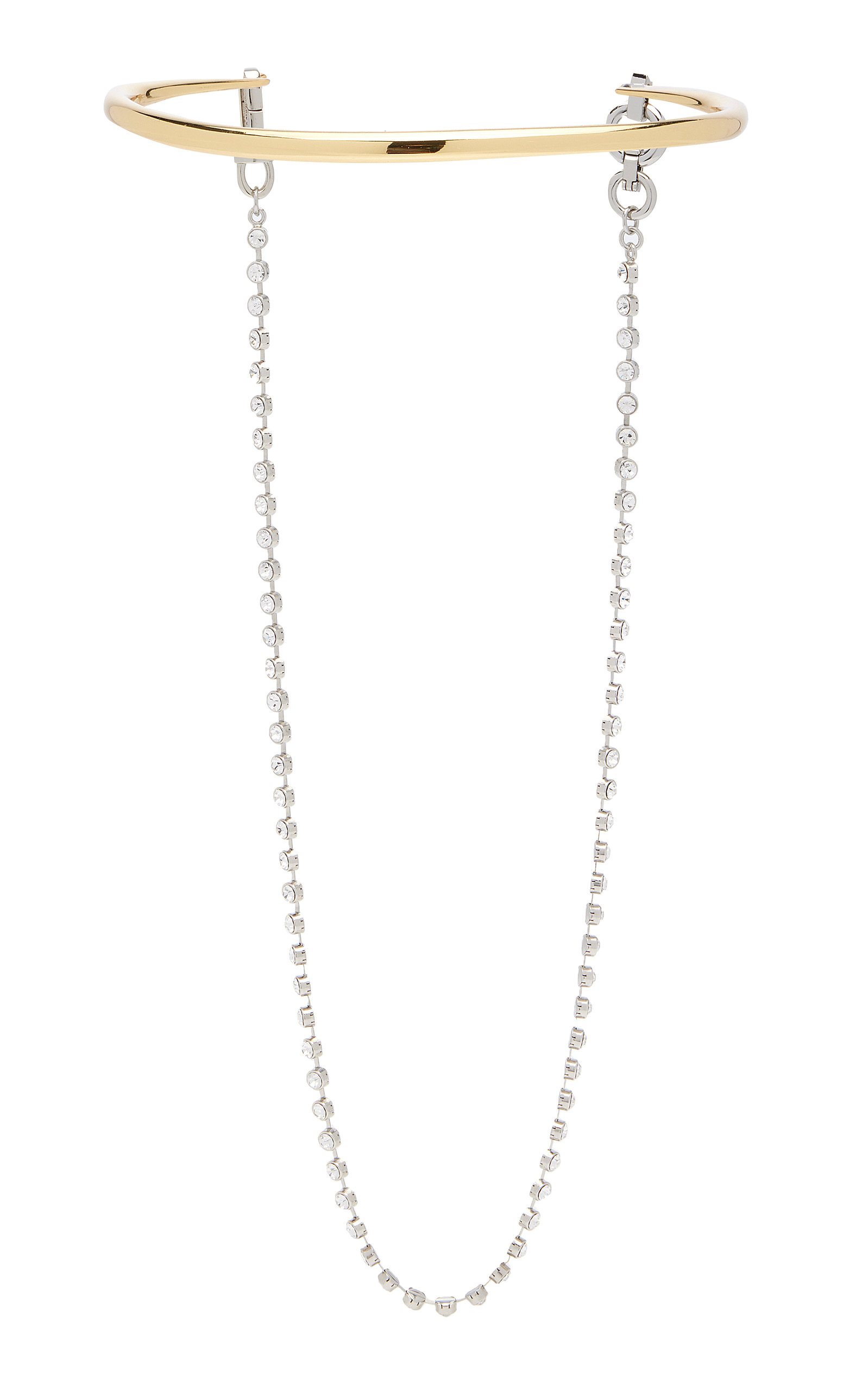 DEMARSON Women's Talitha Convertible 12K Gold-Plated Crystal Necklace