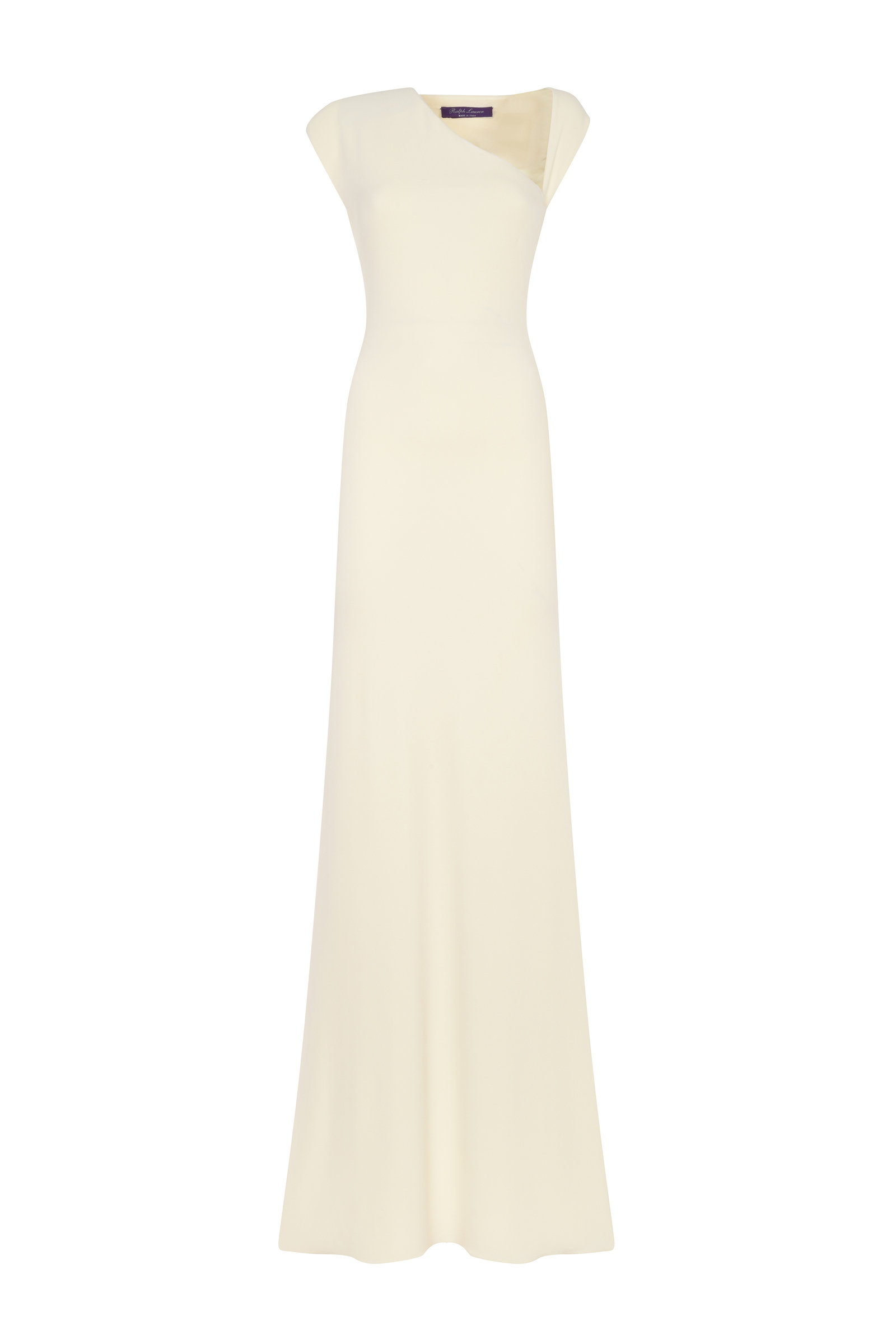Ralph Lauren - Women's Katerina Asymmetric Maxi Dress - Neutral - US 12 - Moda Operandi