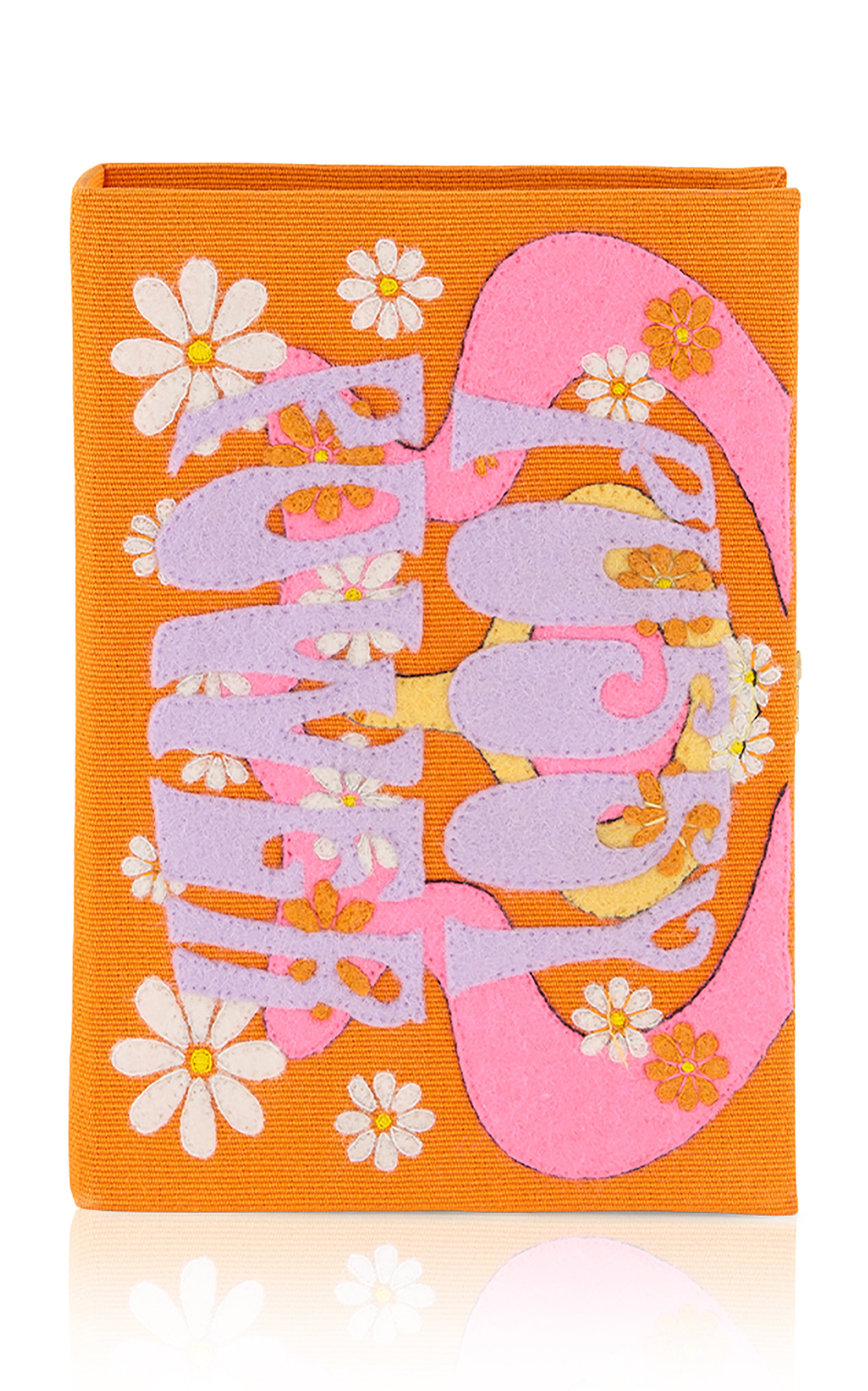 Olympia Le-Tan Pussy Power Book Clutch - Orange - OS