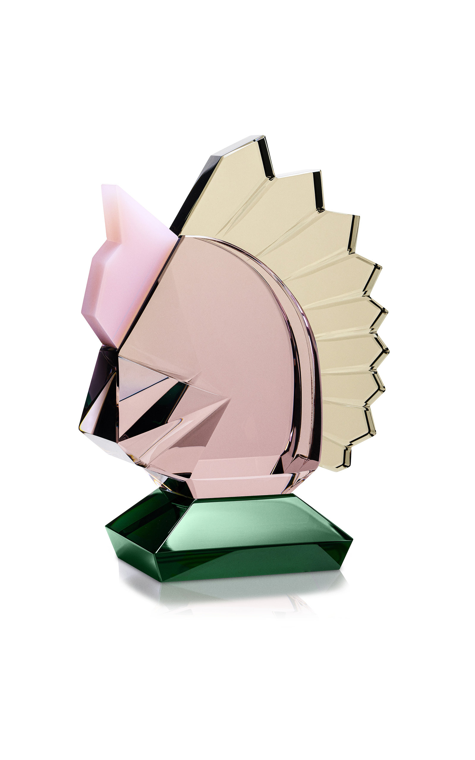 Reflections Copenhagen Horse Bookend | Smoke/pink In Multi