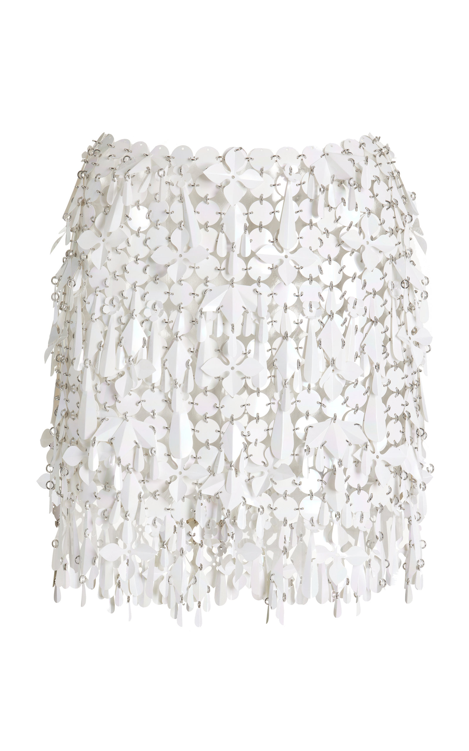 Paco Rabanne - Exclusive Assemblage Mini Skirt - White - FR 42 - Moda Operandi