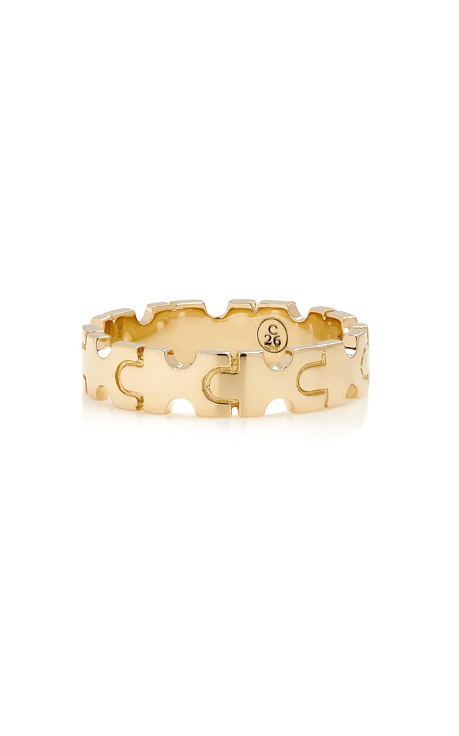 Puzzle 14K Yellow Gold Ring