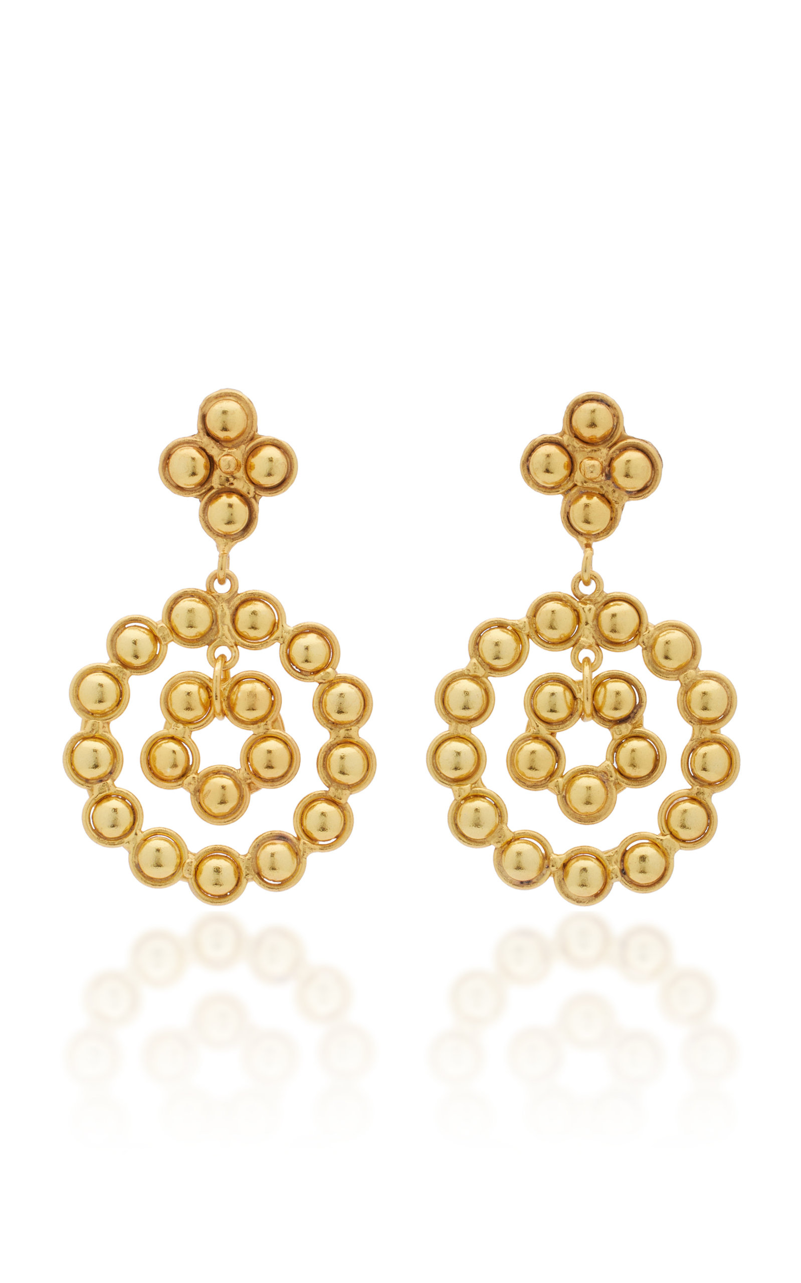 Sylvia Toledano Women's Flower Candies 22k Gold-plated Earrings In Gold