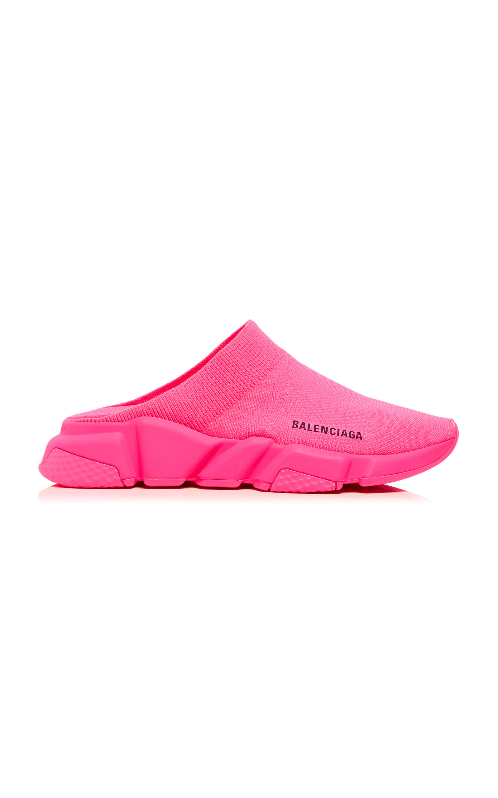 Balenciaga - Speed Knit Slip-On Mules - Pink - IT 37 - Moda Operandi