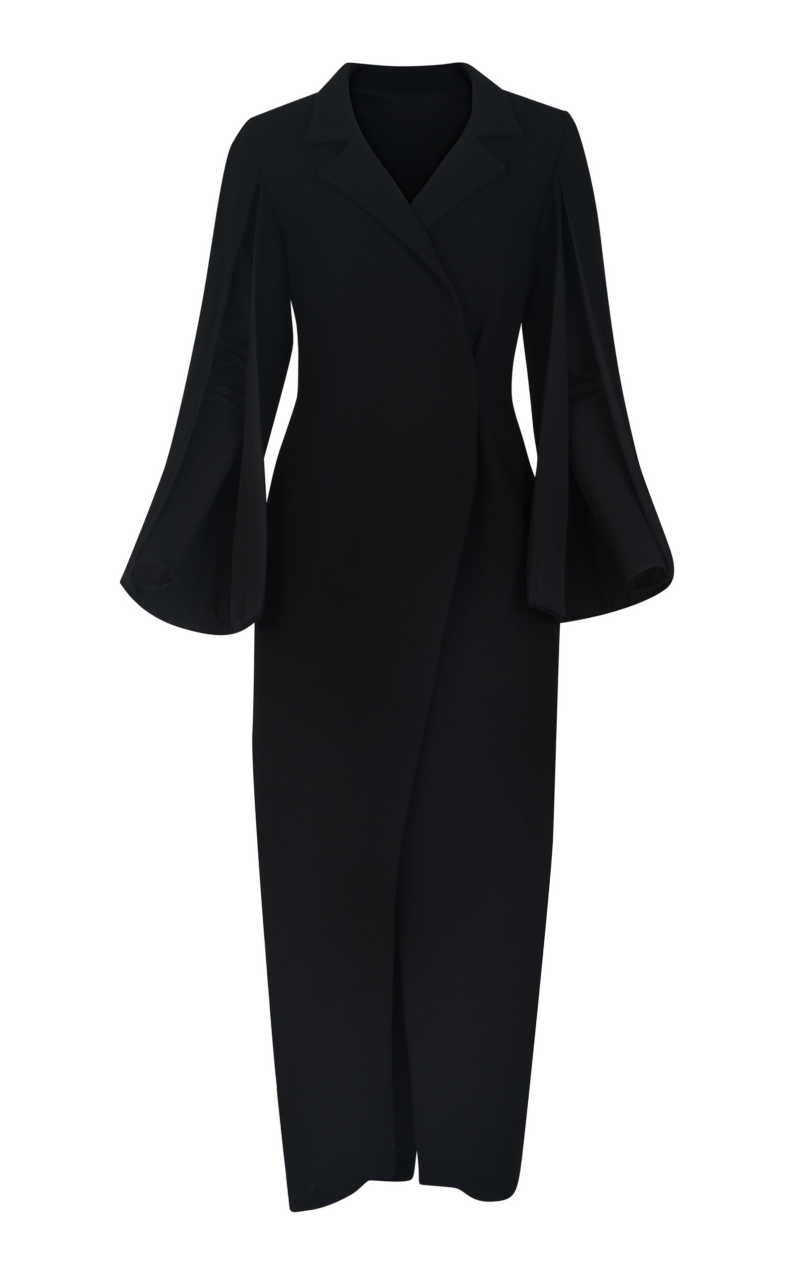 Leal Daccarett Women's Jacky O´ Wool Crepe Coat In Black