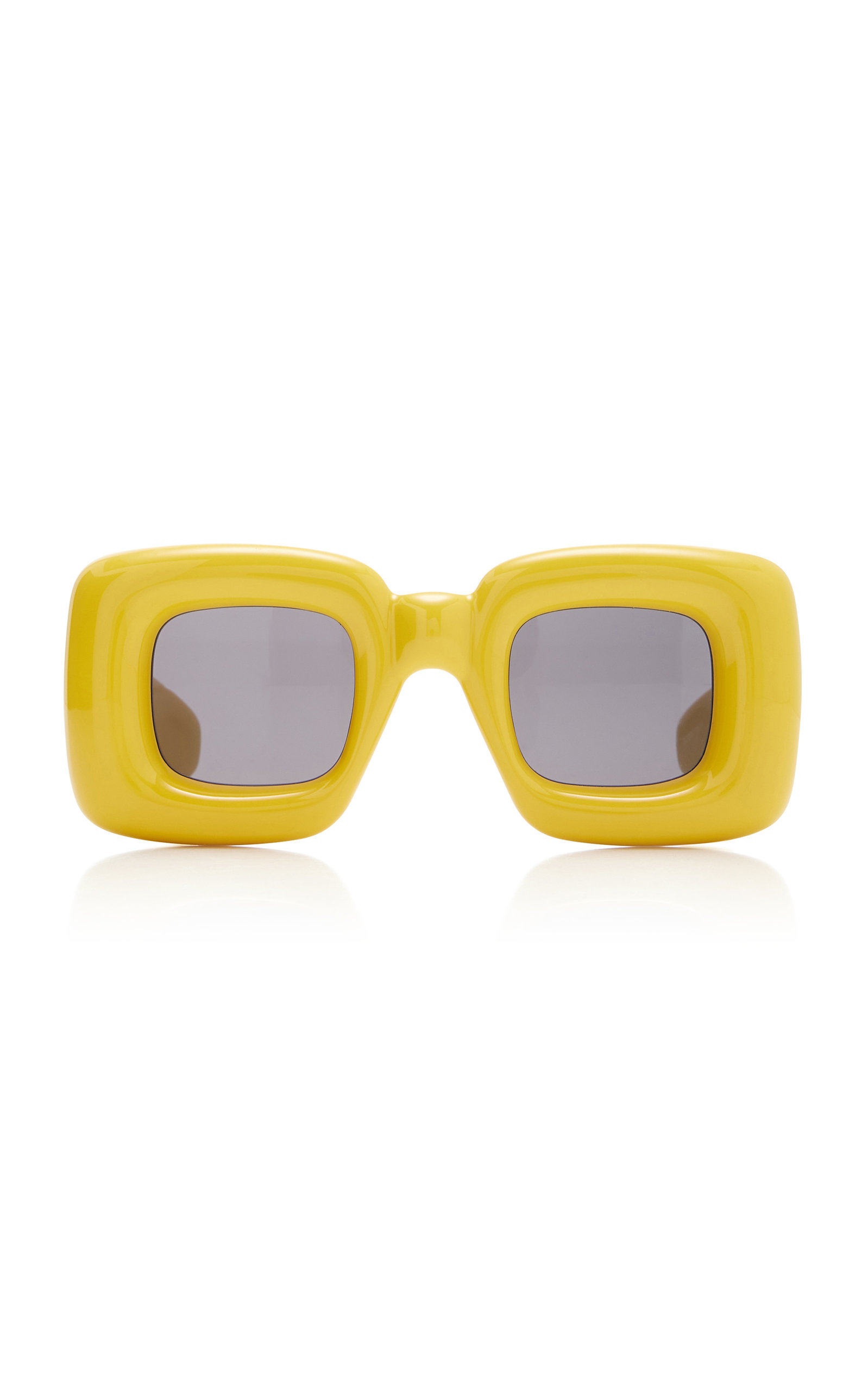 Loewe Square-frame Sunglasses In Yellow