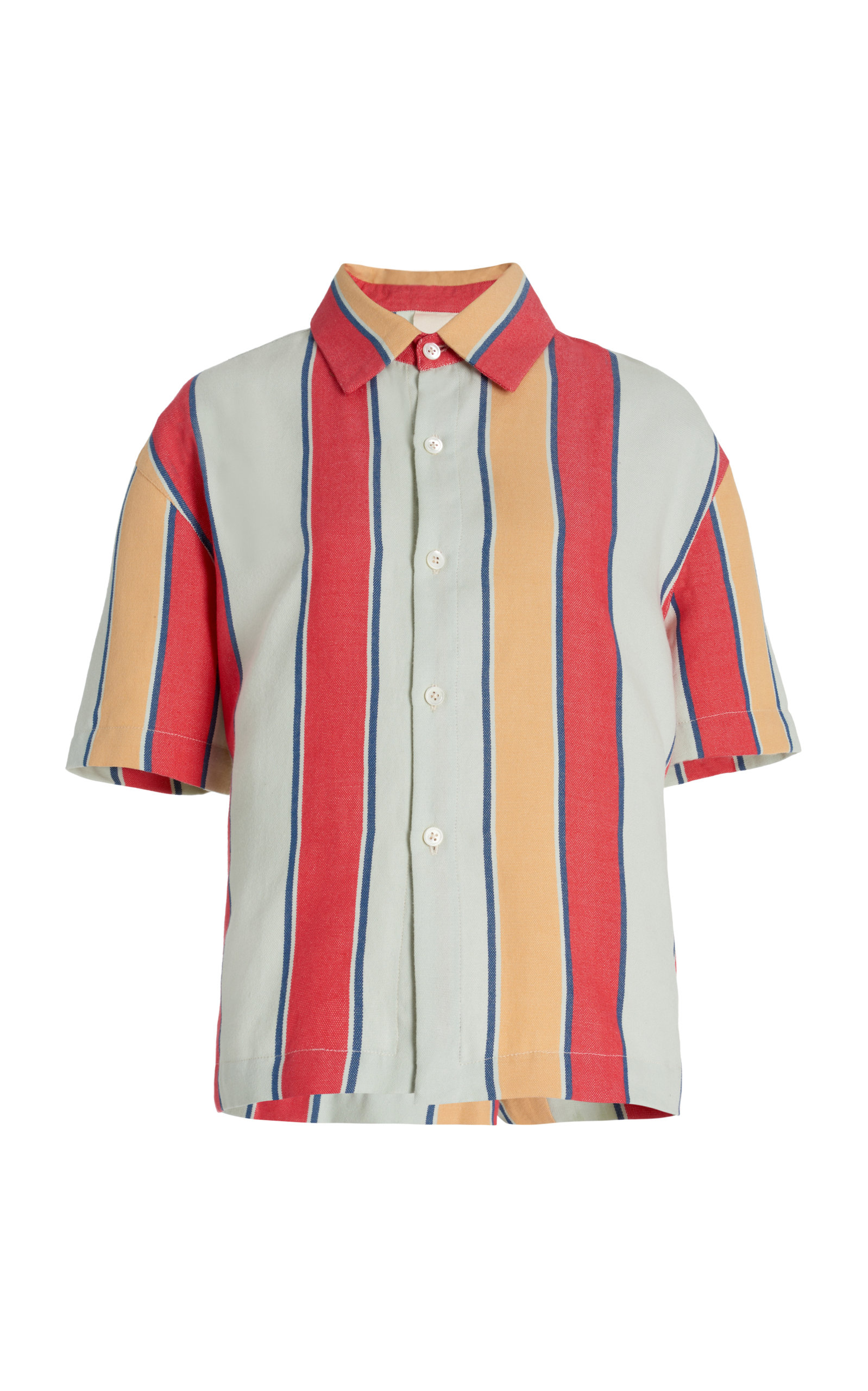 Marrakshi Life Women's Exclusive Cropped Cotton Shirt