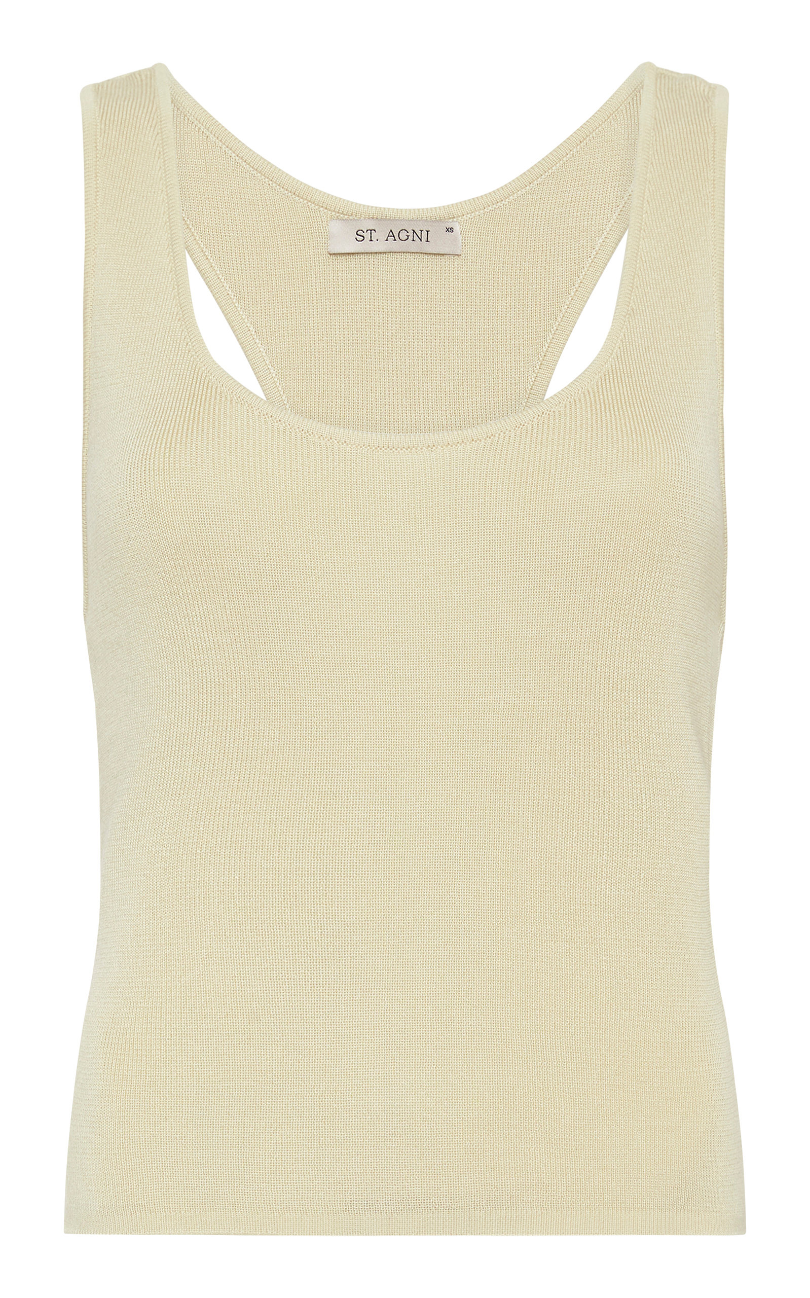 St. Agni Racer Back Knit Top - Neutral