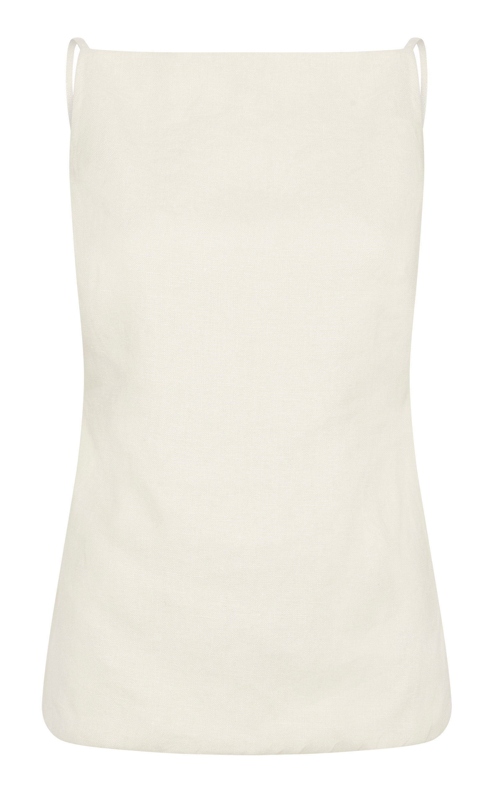 St. Agni Women's Backless Square Neck Top In White