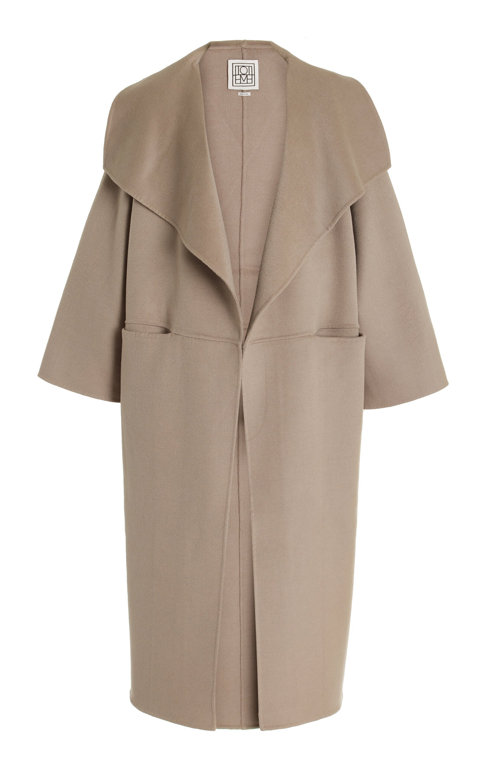 Totême Wool-cashmere Coat In Grey