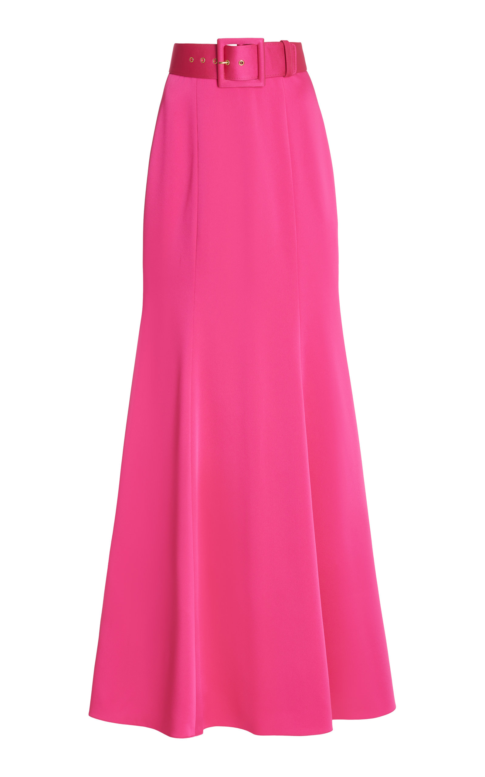 Carolina Herrera - Women's Exclusive Satin Maxi Skirt - Pink - US 0 - Moda Operandi