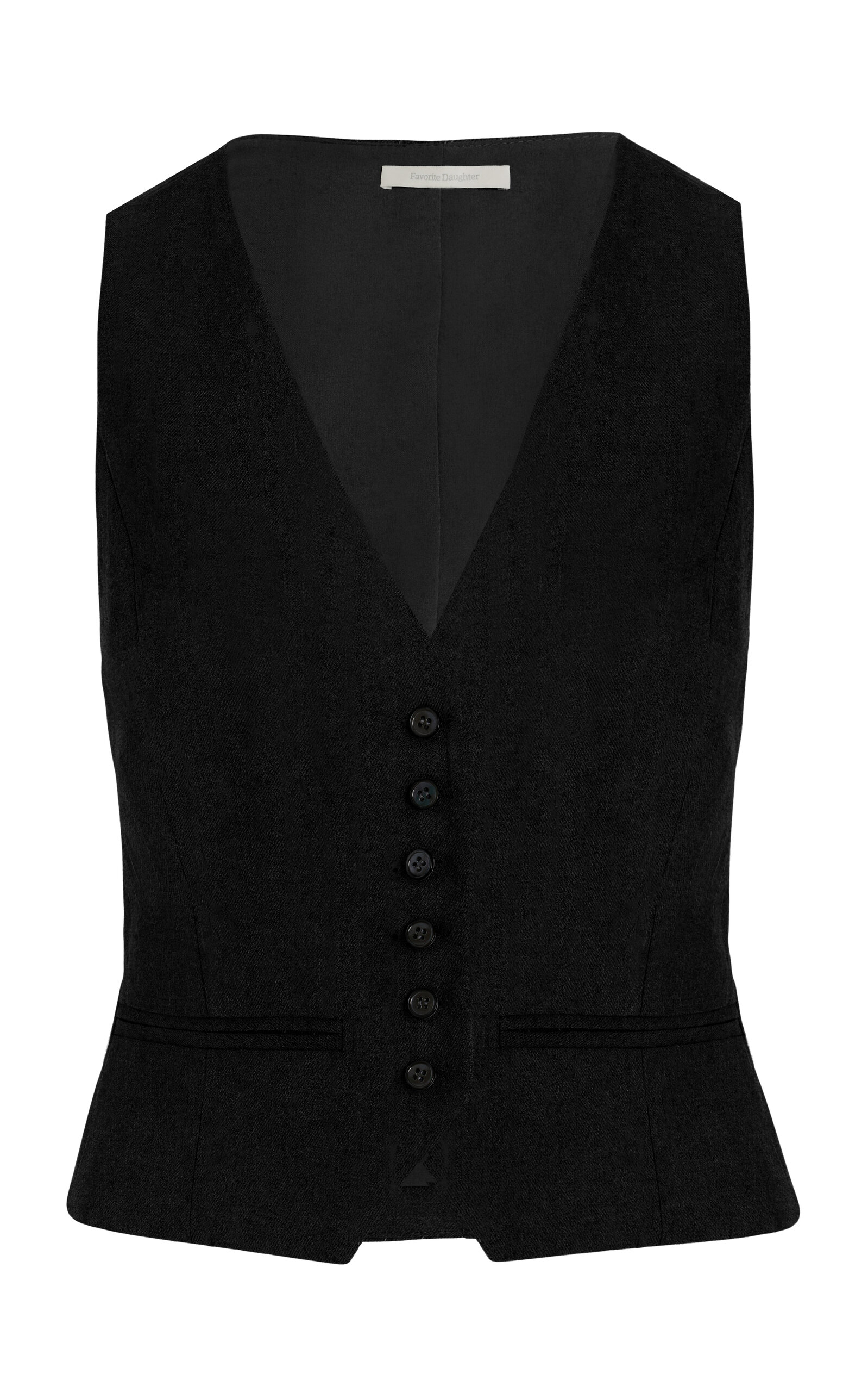 Shop Favorite Daughter The Favorite Vest In Black