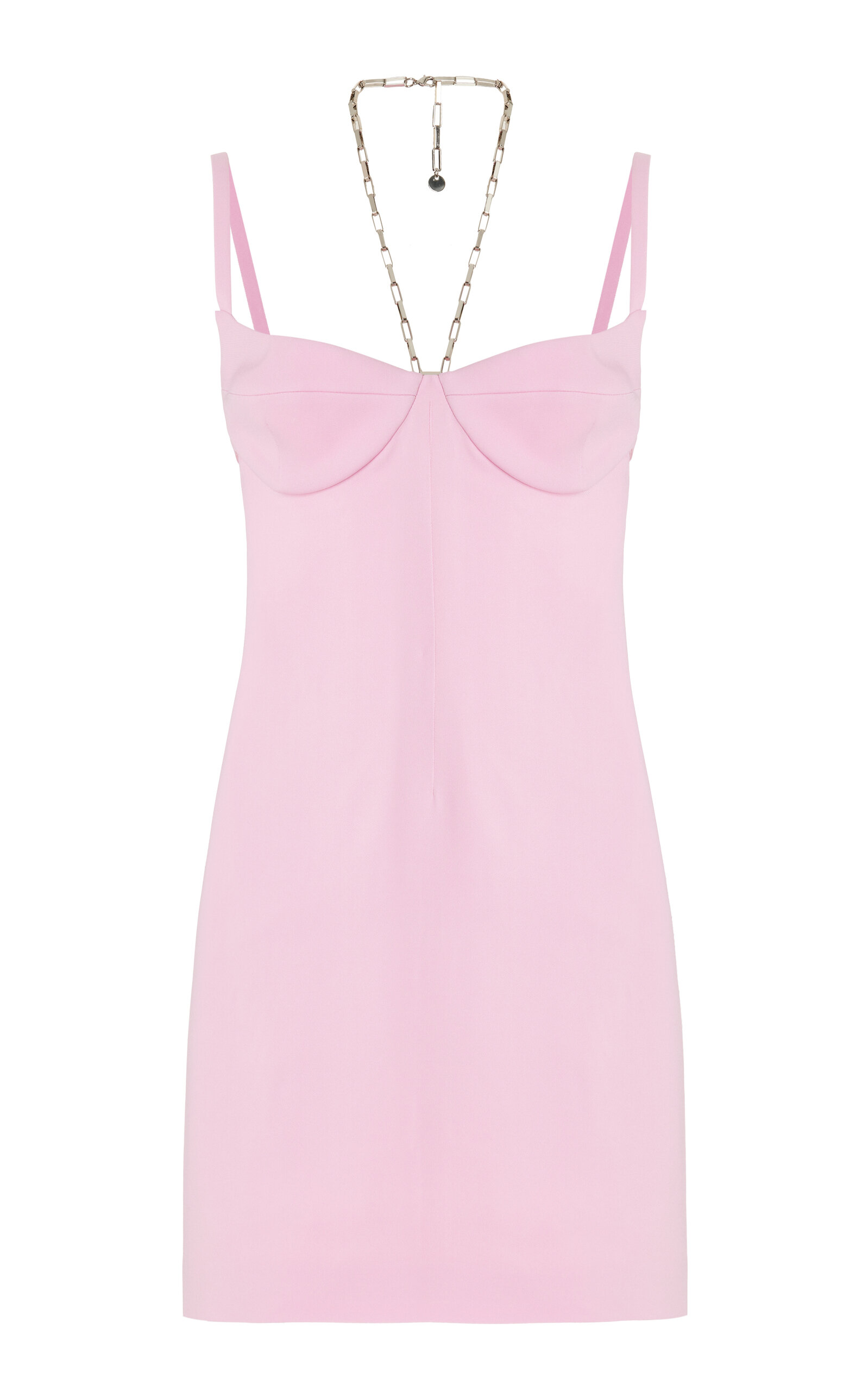 ATTICO COCO CHAIN-DETAILED MINI DRESS