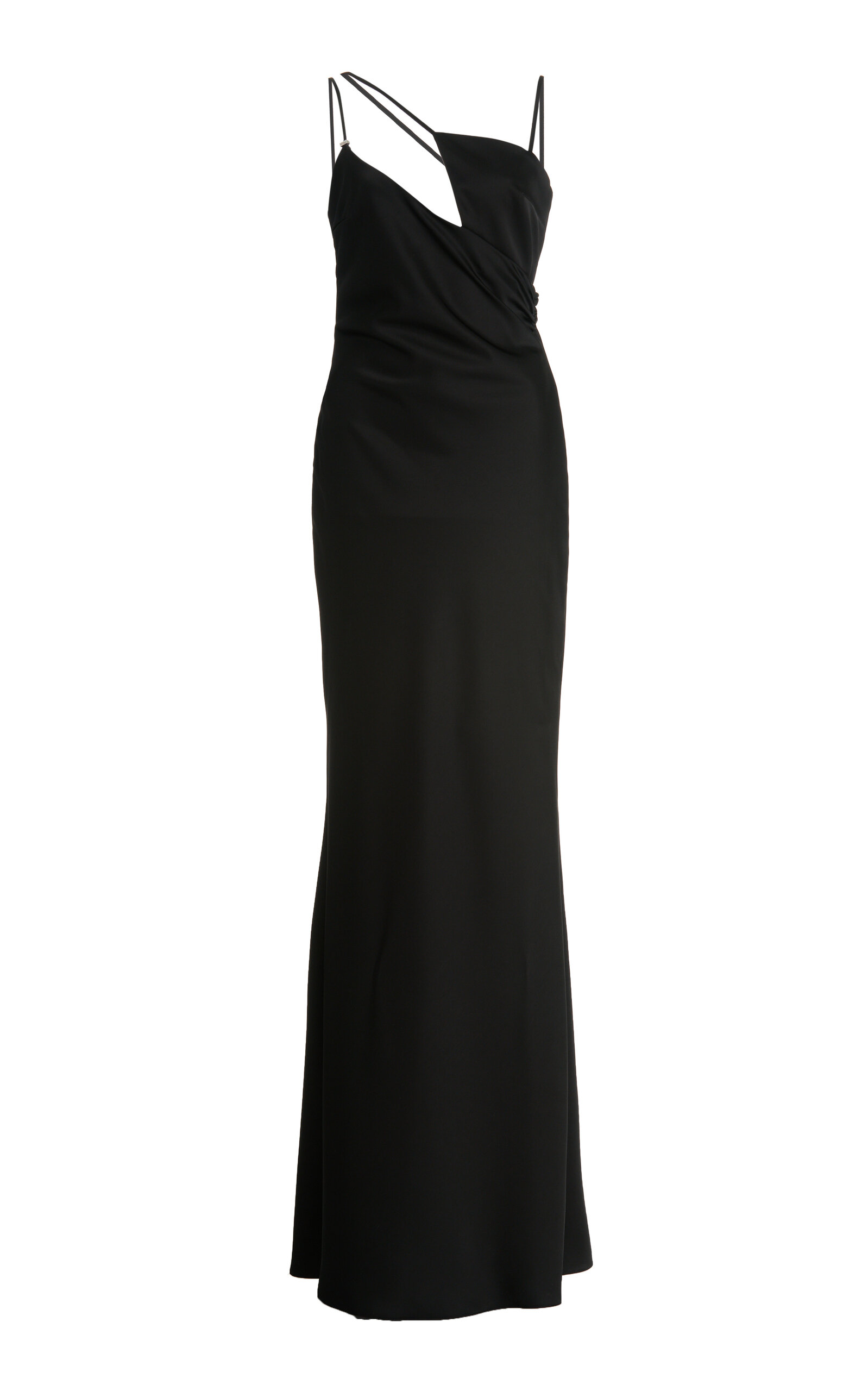Attico Synthetic Fibers Dress In Black