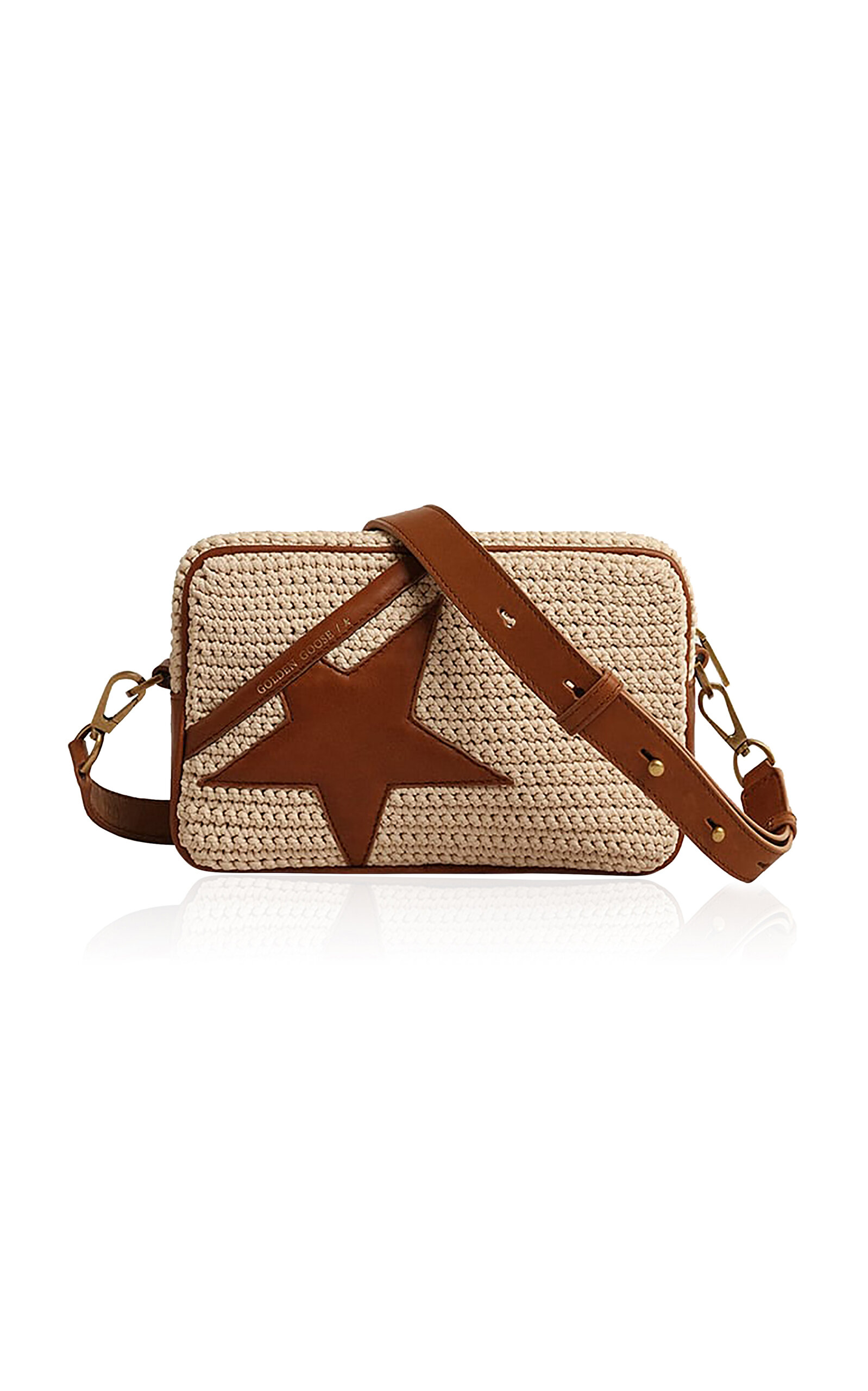 Golden Goose Star Raffia Crossbody Bag - Women's Bags
