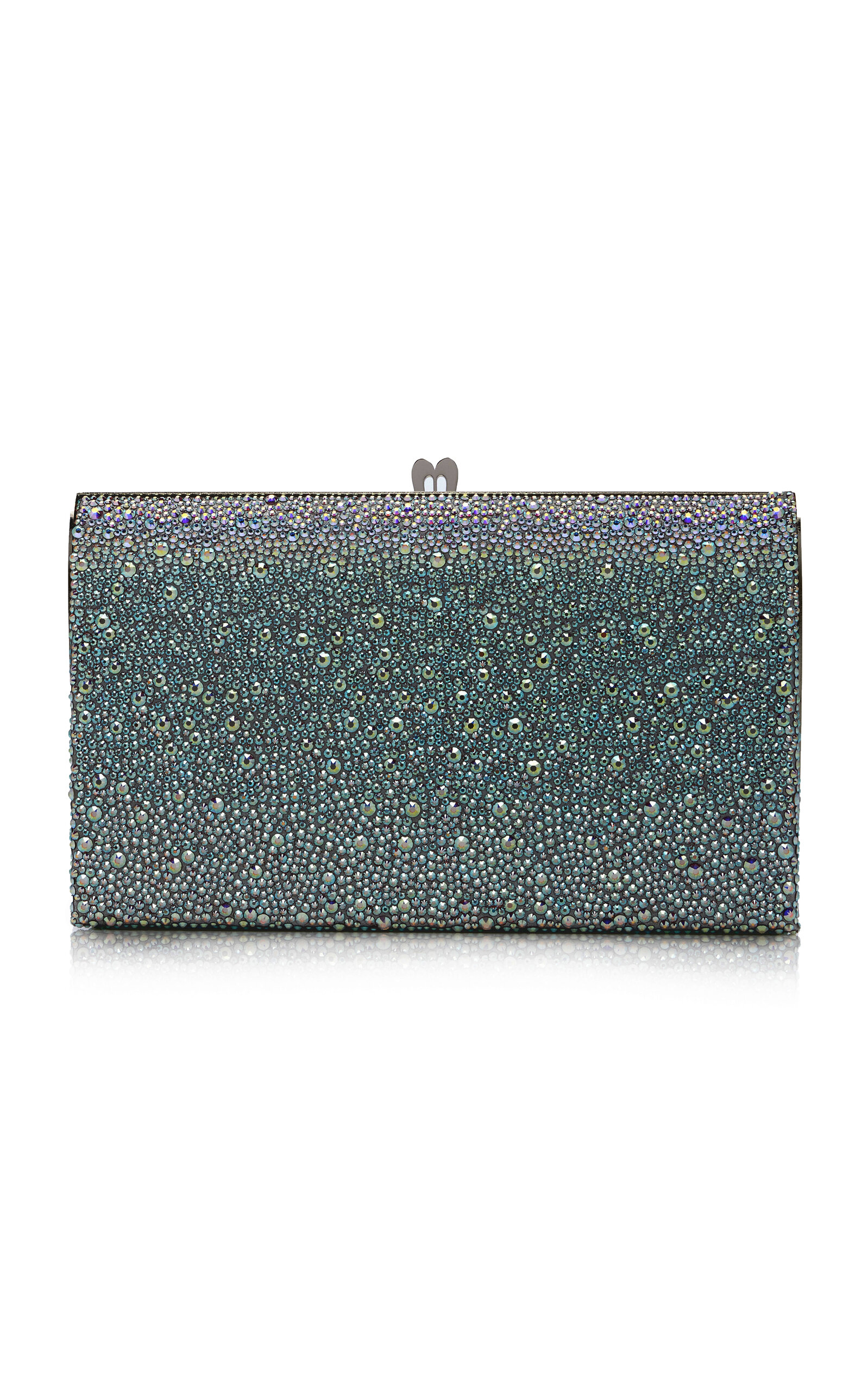 Fetish Crystal-Embellished Clutch