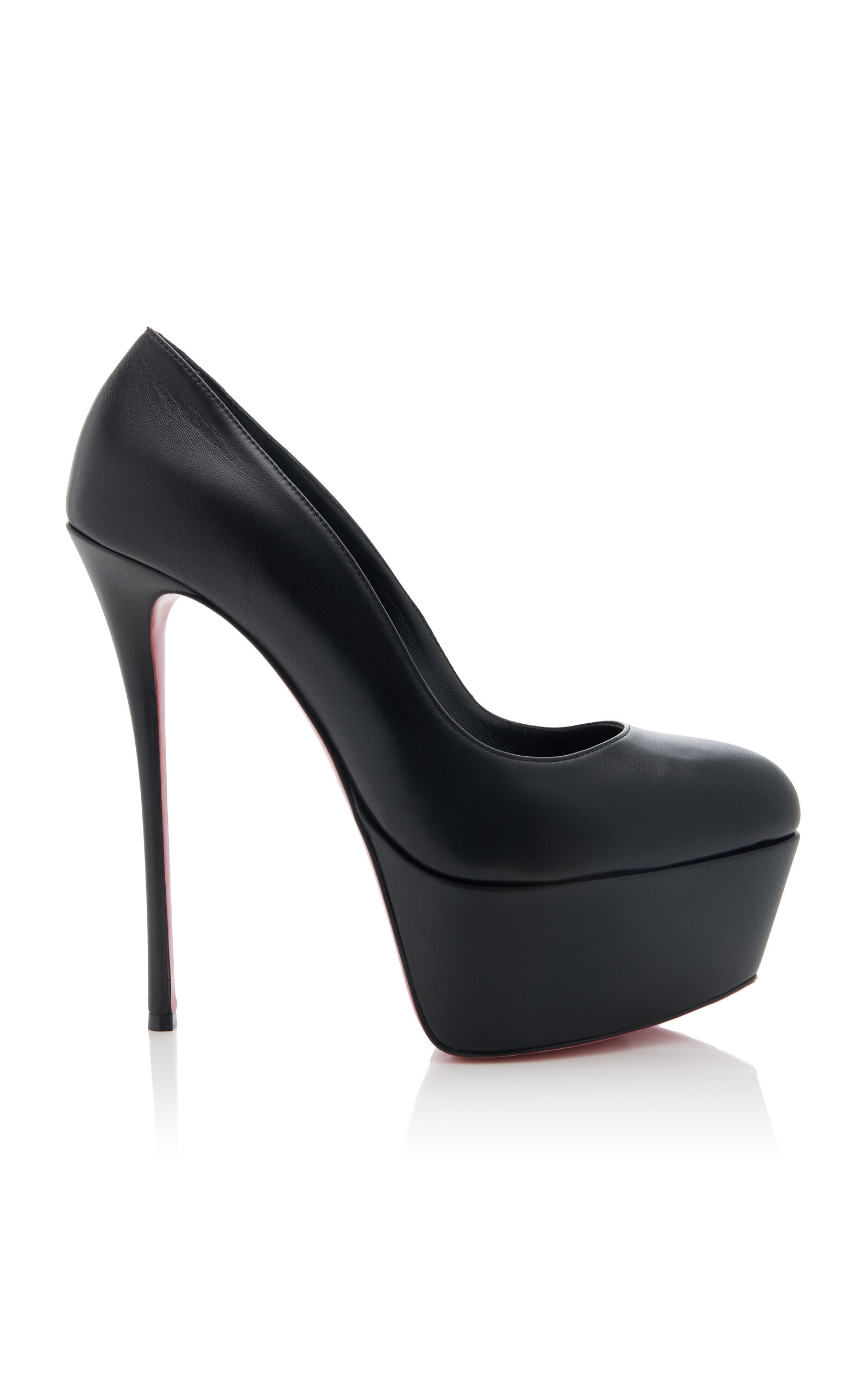 Christian Louboutin Women's Dolly Leather 160 Platform Pumps In Black ...