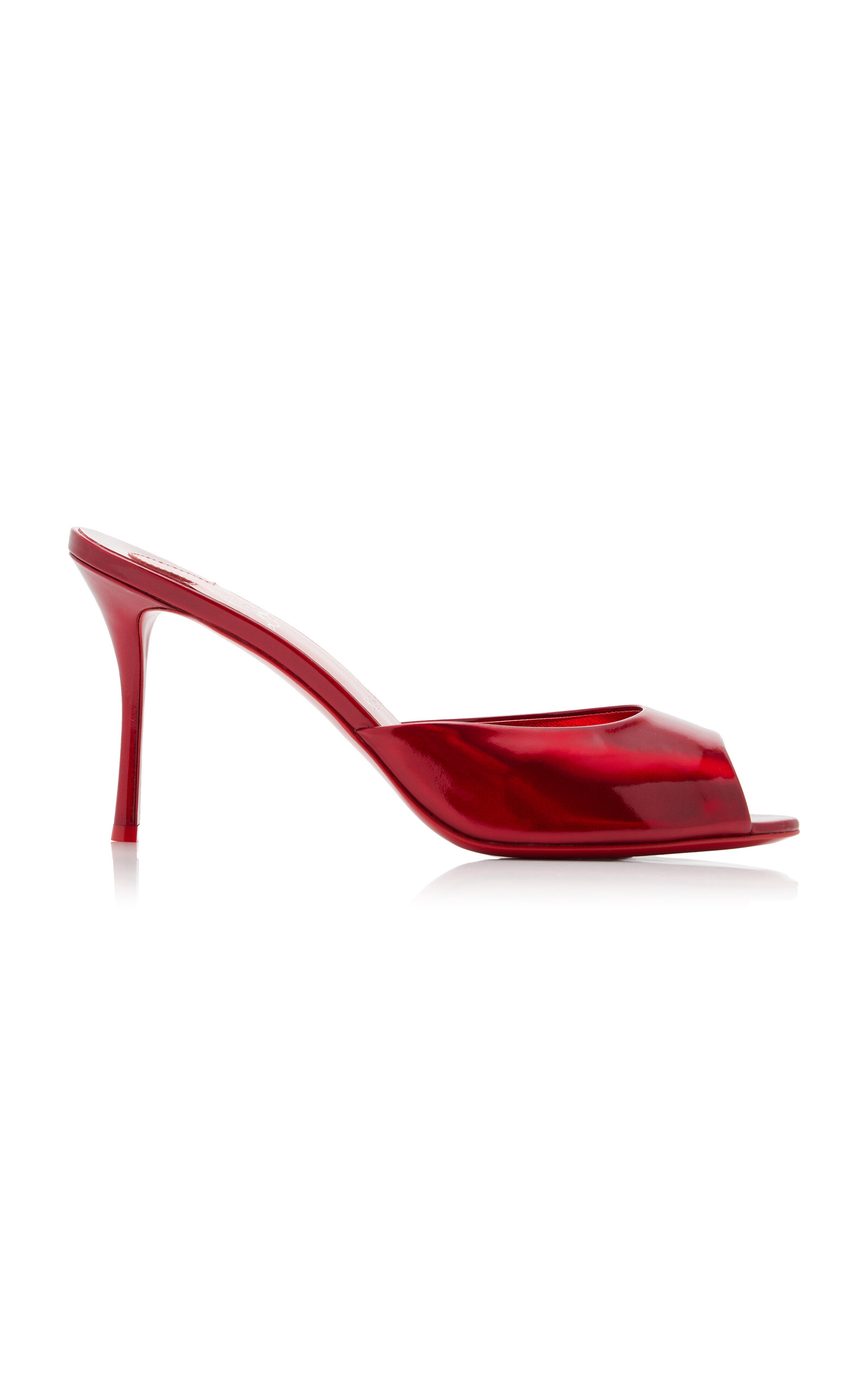 Christian Louboutin Women's Me Dolly Patent Leather High-heel Sandals In Red